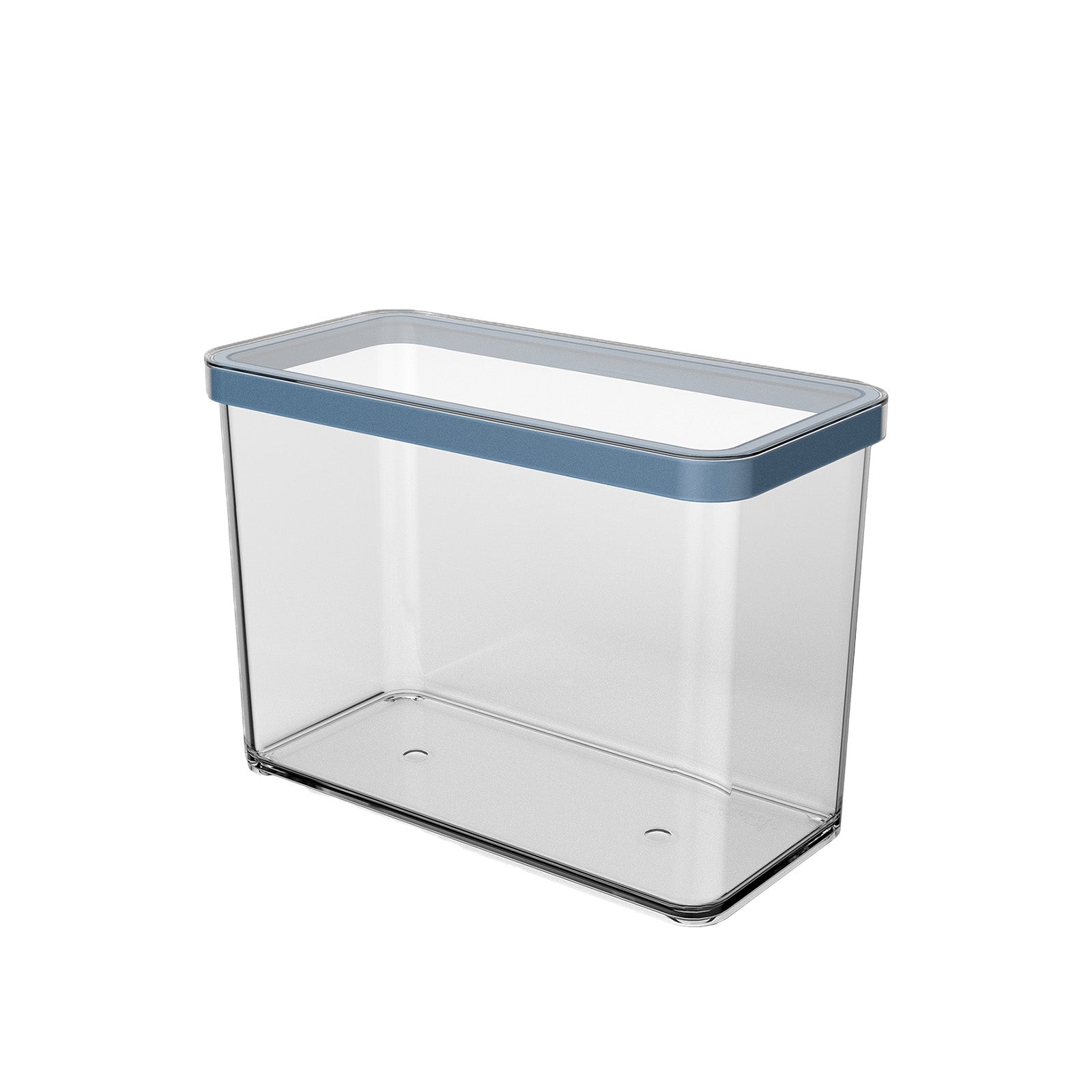 rotho-loft-premium-dose-2-1-l-vorratsdose-transparent-rot-rechteckig image 4