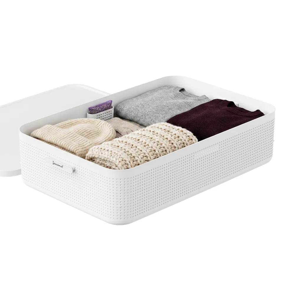 rotho-wop-xl-kleiderschrankbox-mistletoe-wei-mit-dufteinsatz image 1