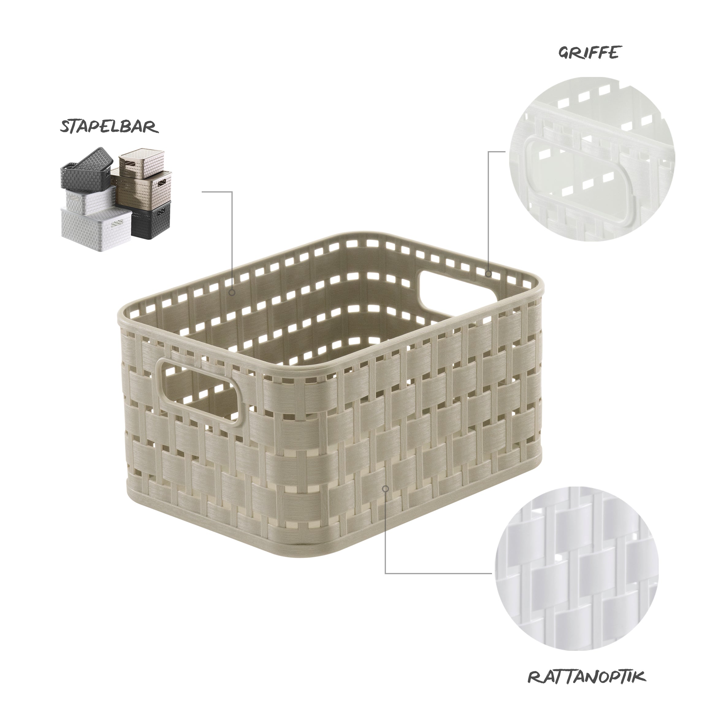 rotho-country-korb-a6-2-l-wei-3er-set-rattan-optik image 4