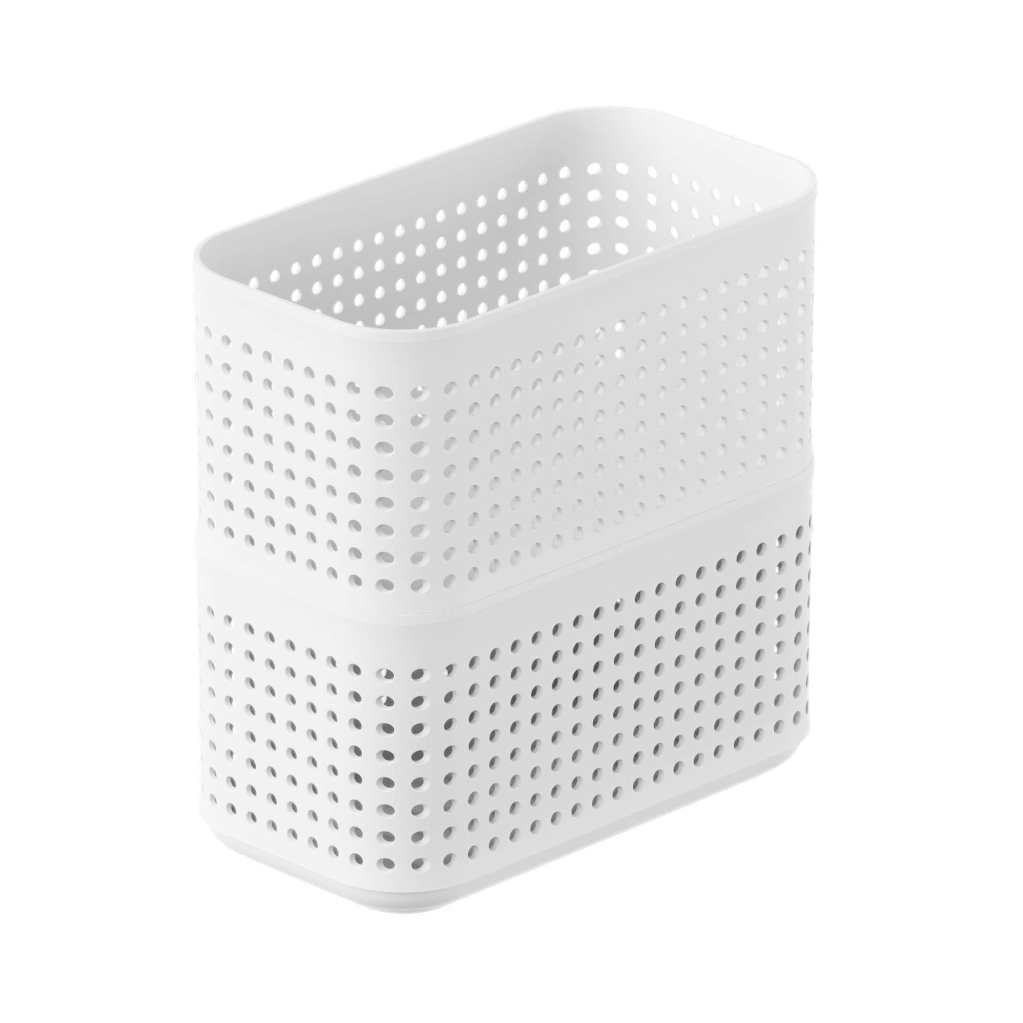 rotho-wop-kleiderschrank-organizer-2er-set-korb-xs-wei-bel-ftet image 1