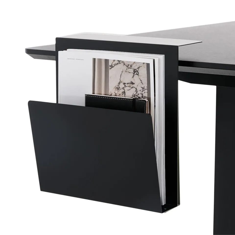 lento-schreibtisch-zubeh-r-zeitungsst-nder-mit-tischklemme image 1