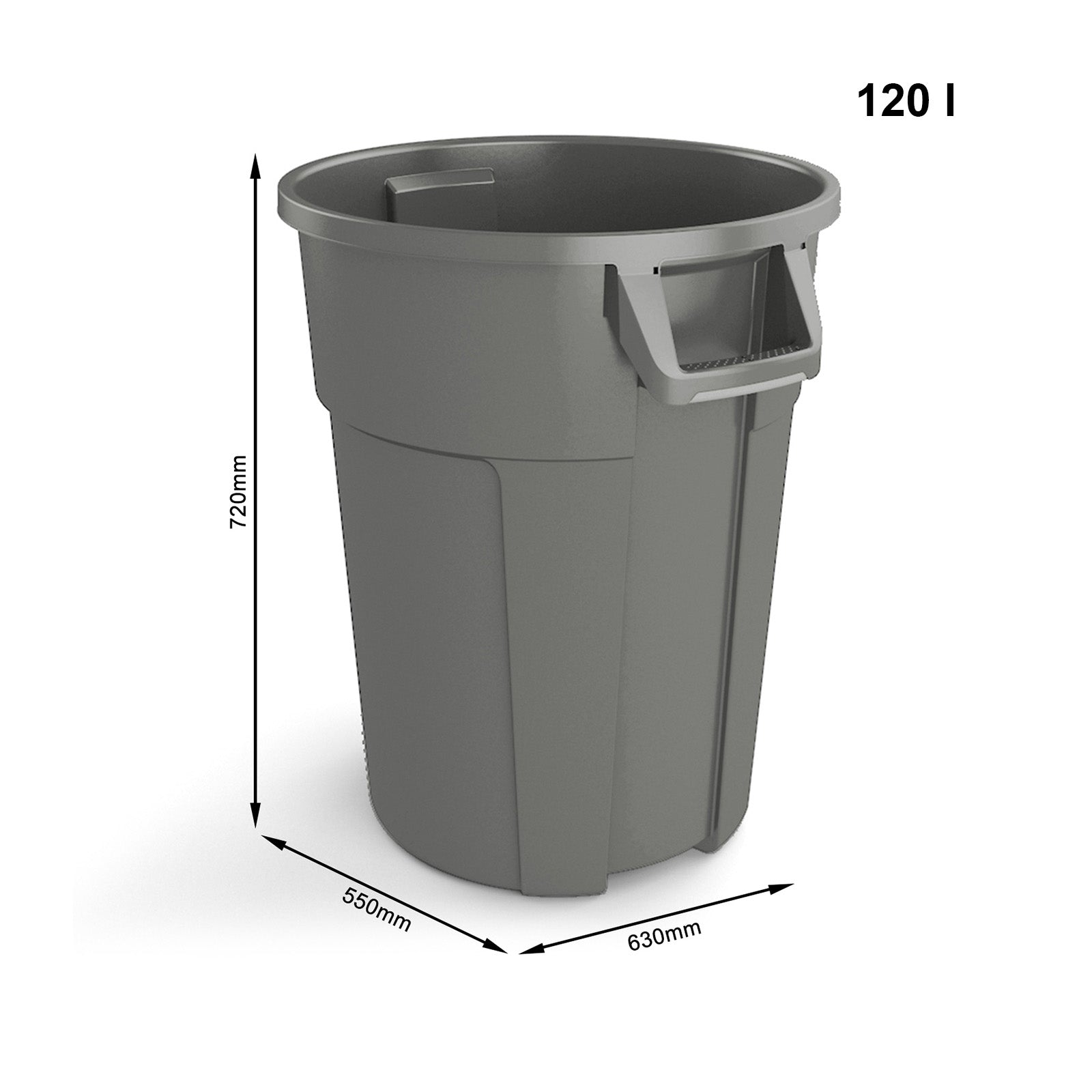 rotho-titan-abfallbeh-lter-120-l-schwarz-robust-mit-griffen image 5