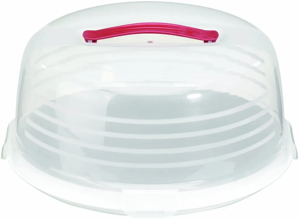 curver-chef-tortenglocke-kuchenbox-wei-transparent image 1