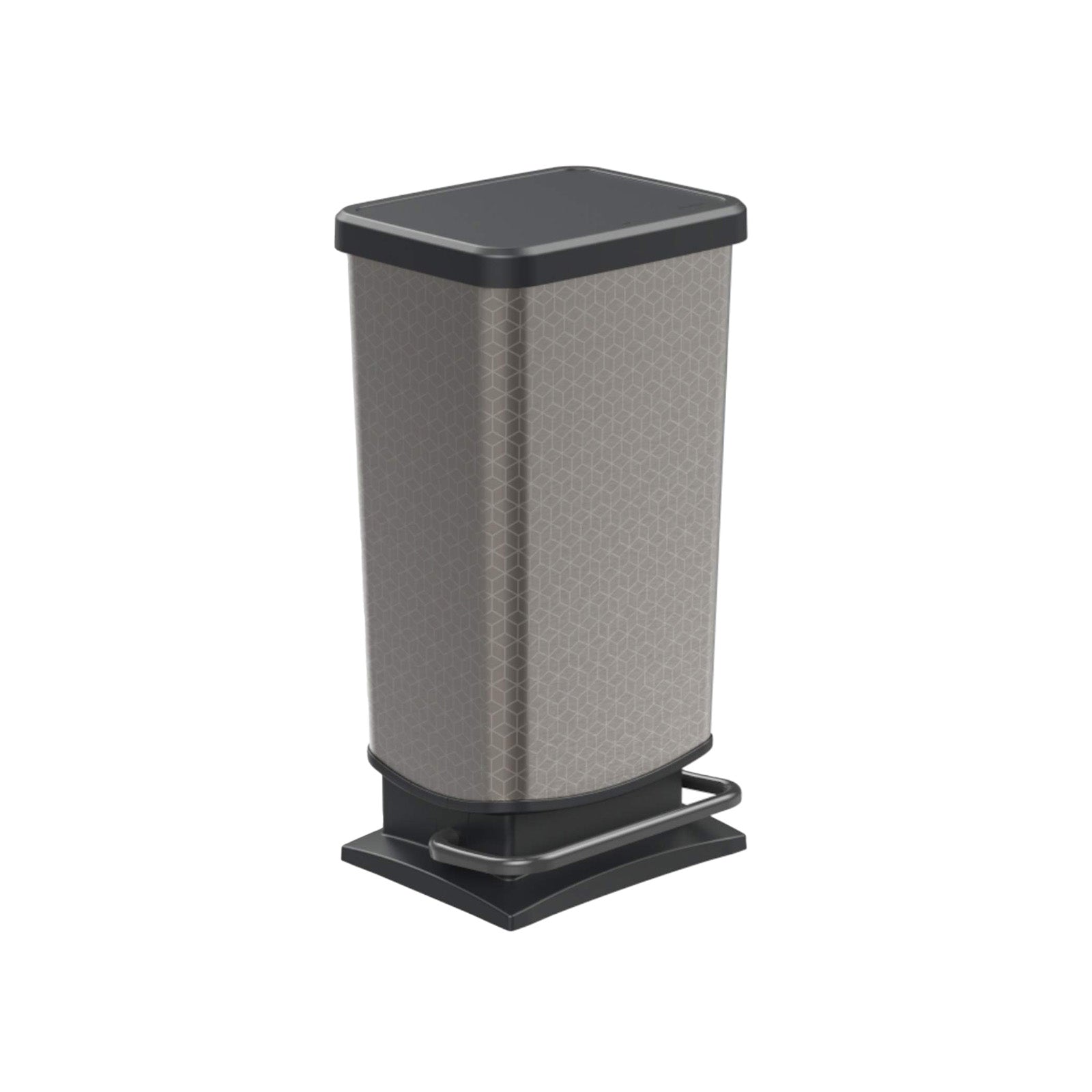 rotho-paso-treteimer-40-l-anthrazit-mit-pedal-und-d-mpfer image 6