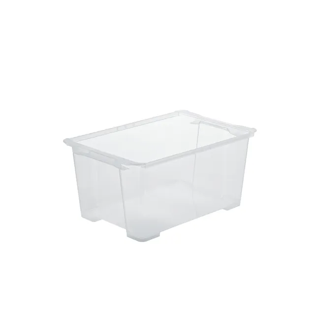 rotho-evo-easy-box-44-l-transparent-stapelbar-mit-griffen image 1