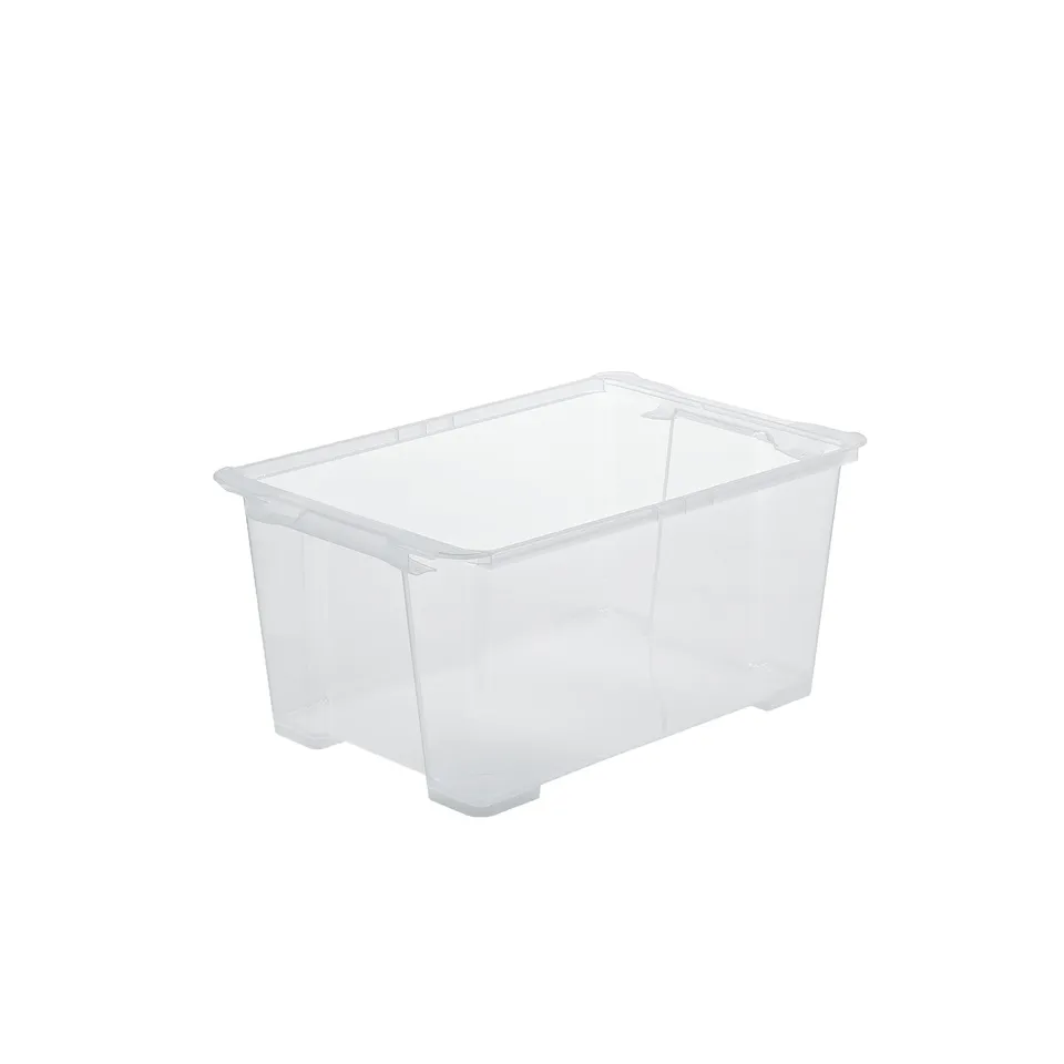 rotho-evo-easy-box-44-l-transparent-stapelbar-mit-griffen image 1