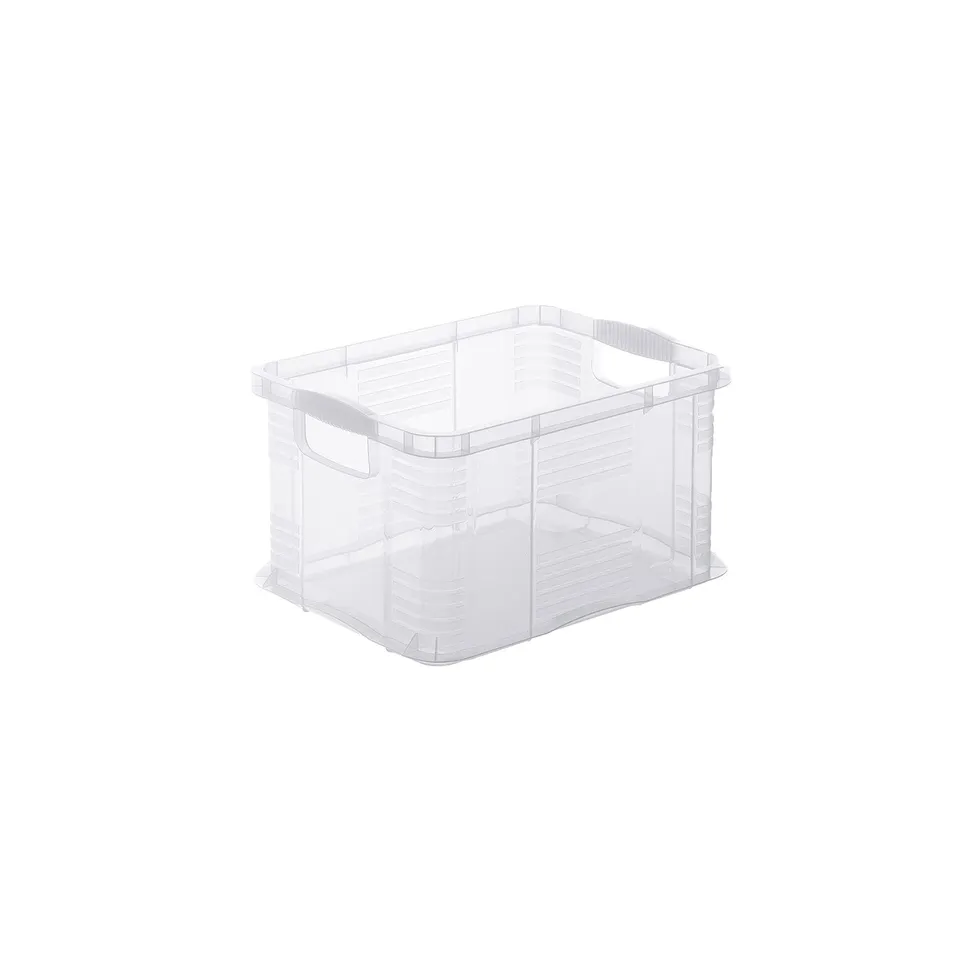 rotho-agilo-systembox-din-a5-6-l-transparent-stapelbar image 1