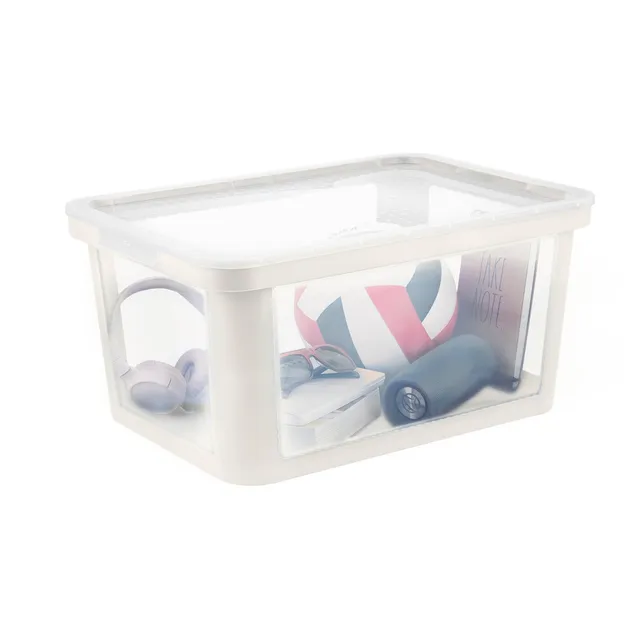 rotho-albris-box-mit-deckel-45-l-mistelwei-transparent image 1
