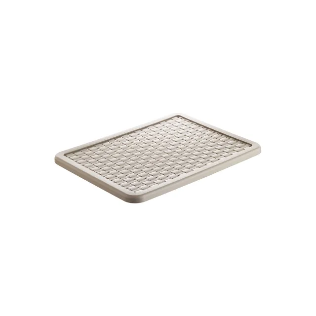 rotho-country-deckel-a4-aufbewahrungsbox-anthrazit-rattan-optik image 1