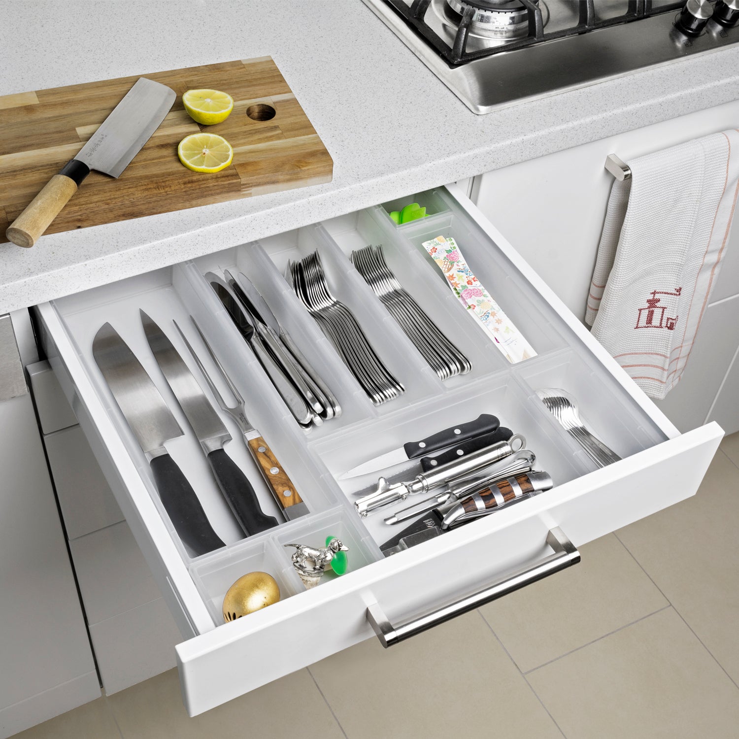 rotho-basic-organizer-8x8-cm-transparent-schubladenbox image 3