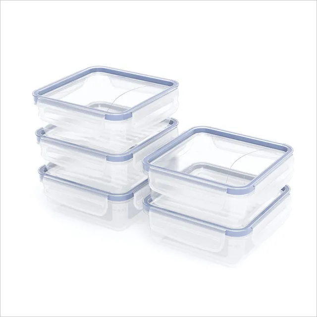 rotho-clic-lock-frischhaltedosen-0-8-l-horizon-blue-5er-set image 1