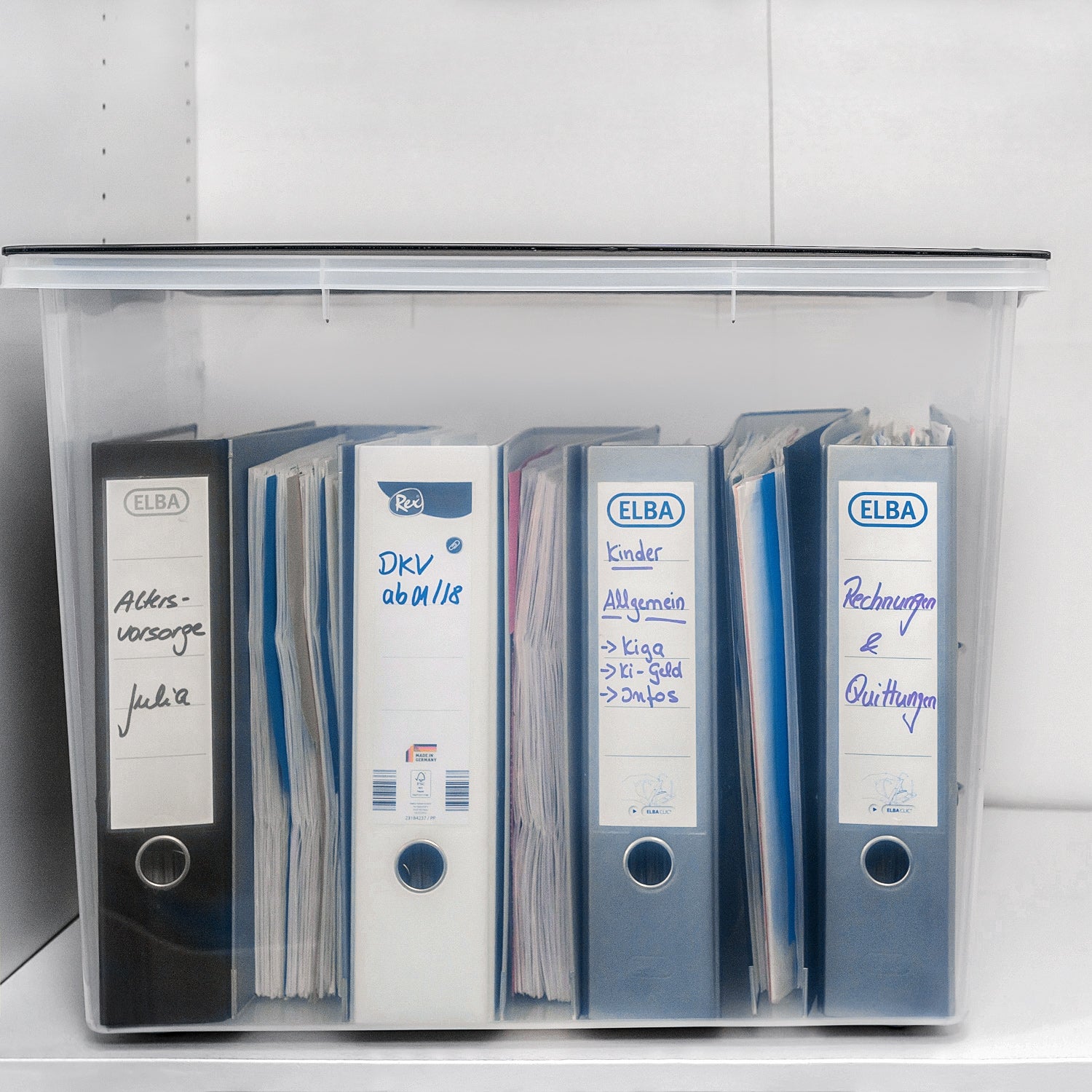 rotho-compact-aufbewahrungsbox-6er-set-38l-70l-schwarz image 4