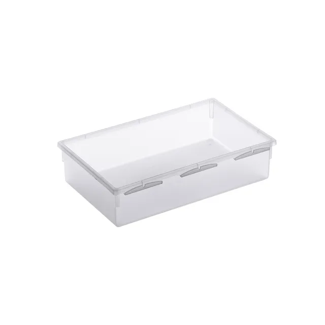 rotho-basic-ordnungssystem-23x15-cm-schubladenorganizer-transparent image 1