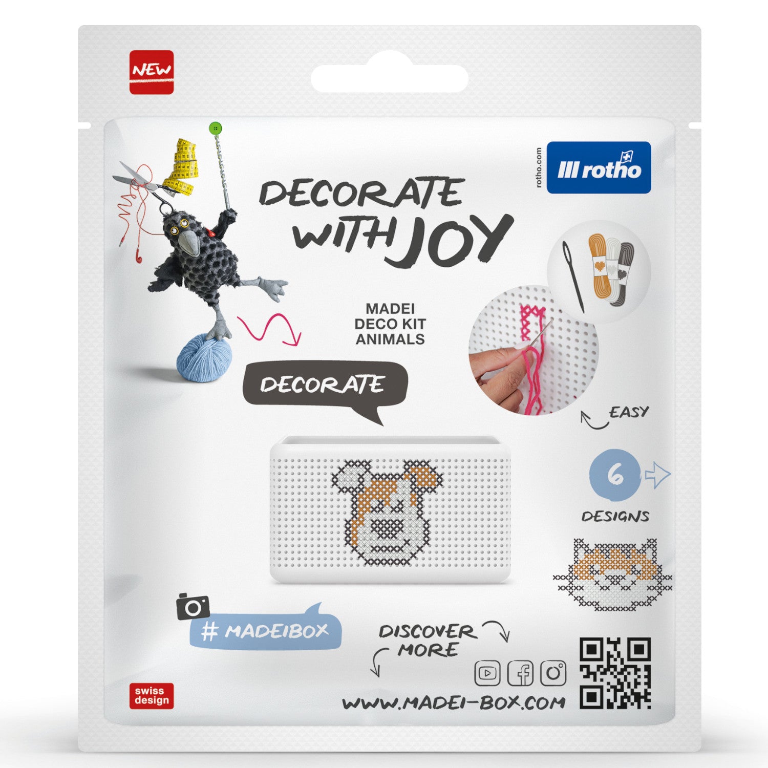 rotho-madei-deko-set-emoji-aufbewahrungsbox-zubeh-r-18-5-m-baumwolle image 2