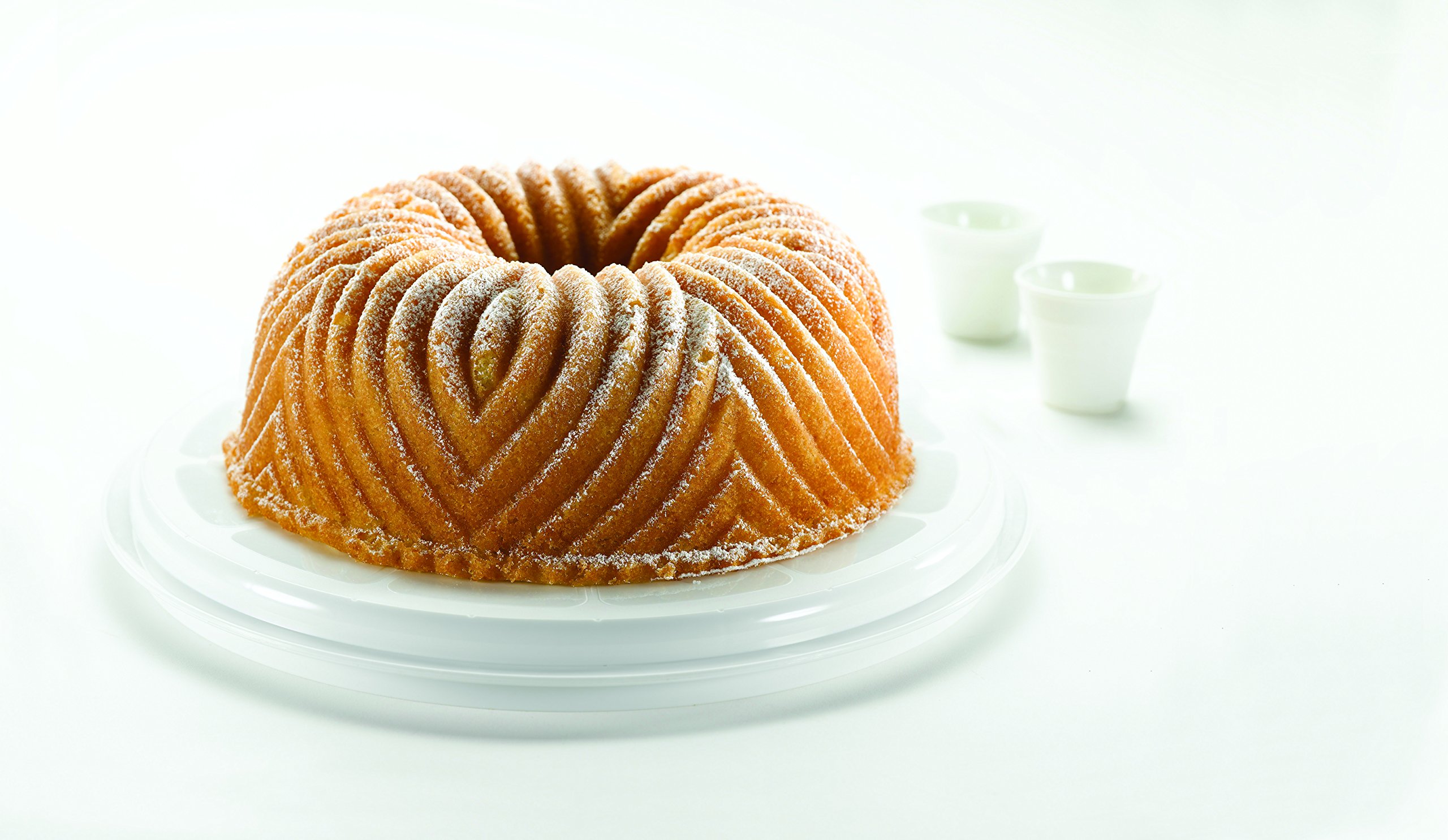 curver-chef-tortenglocke-kuchenbox-wei-transparent image 3