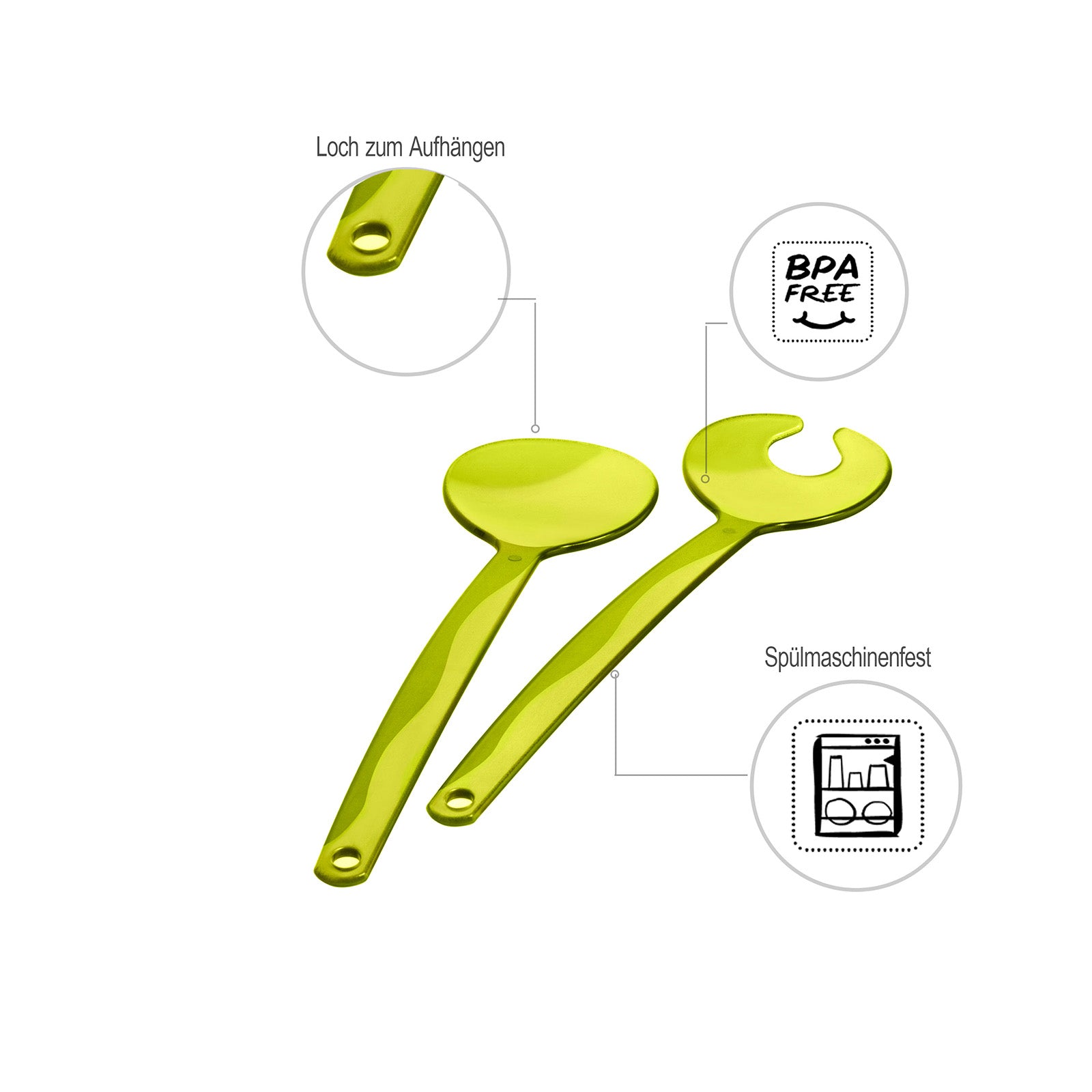 rotho-onda-salatbesteck-servierl-ffel-set-gr-n-sp-lmaschinenfest image 3