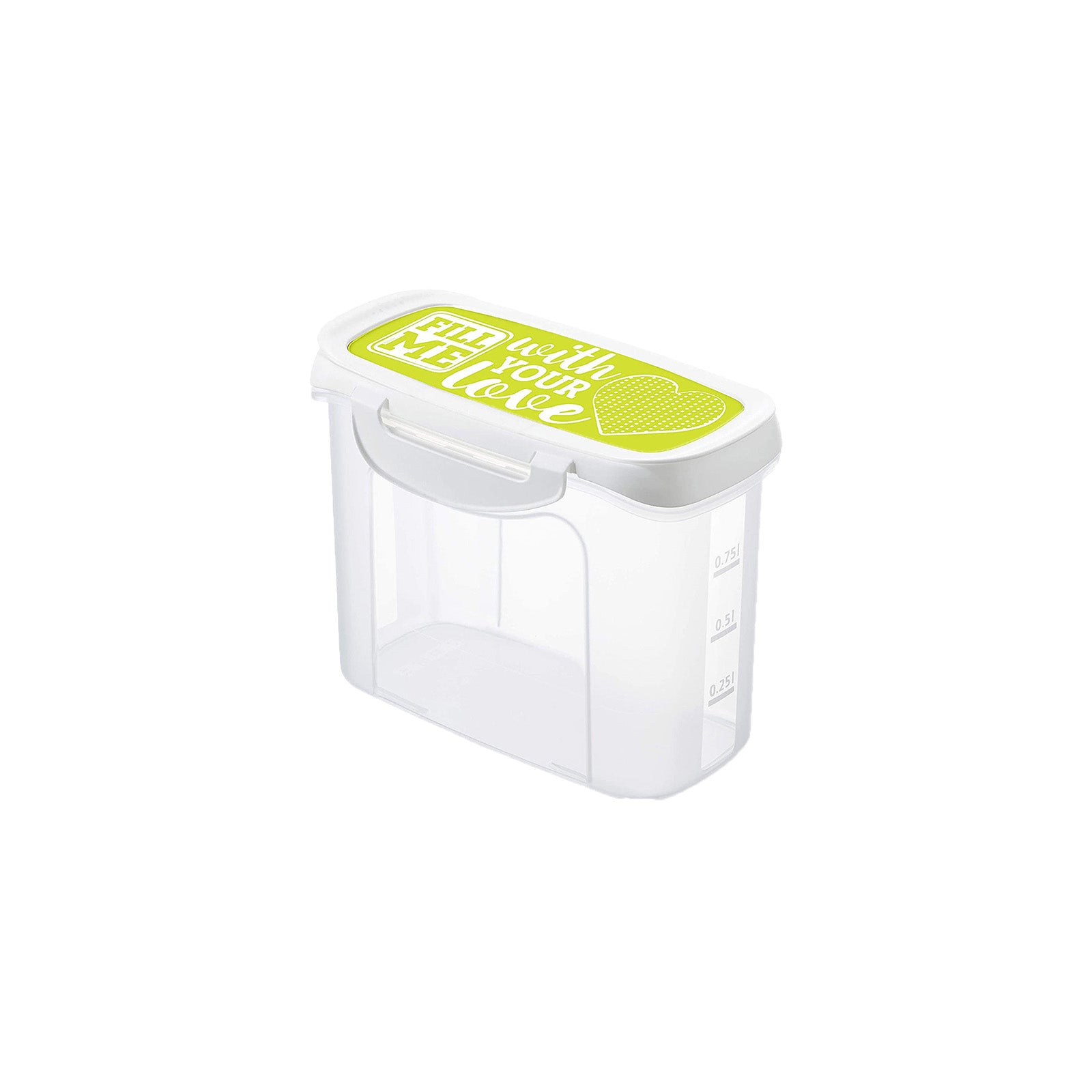 rotho-clic-lock-streudose-1l-horizontblau-vorratsdose image 1
