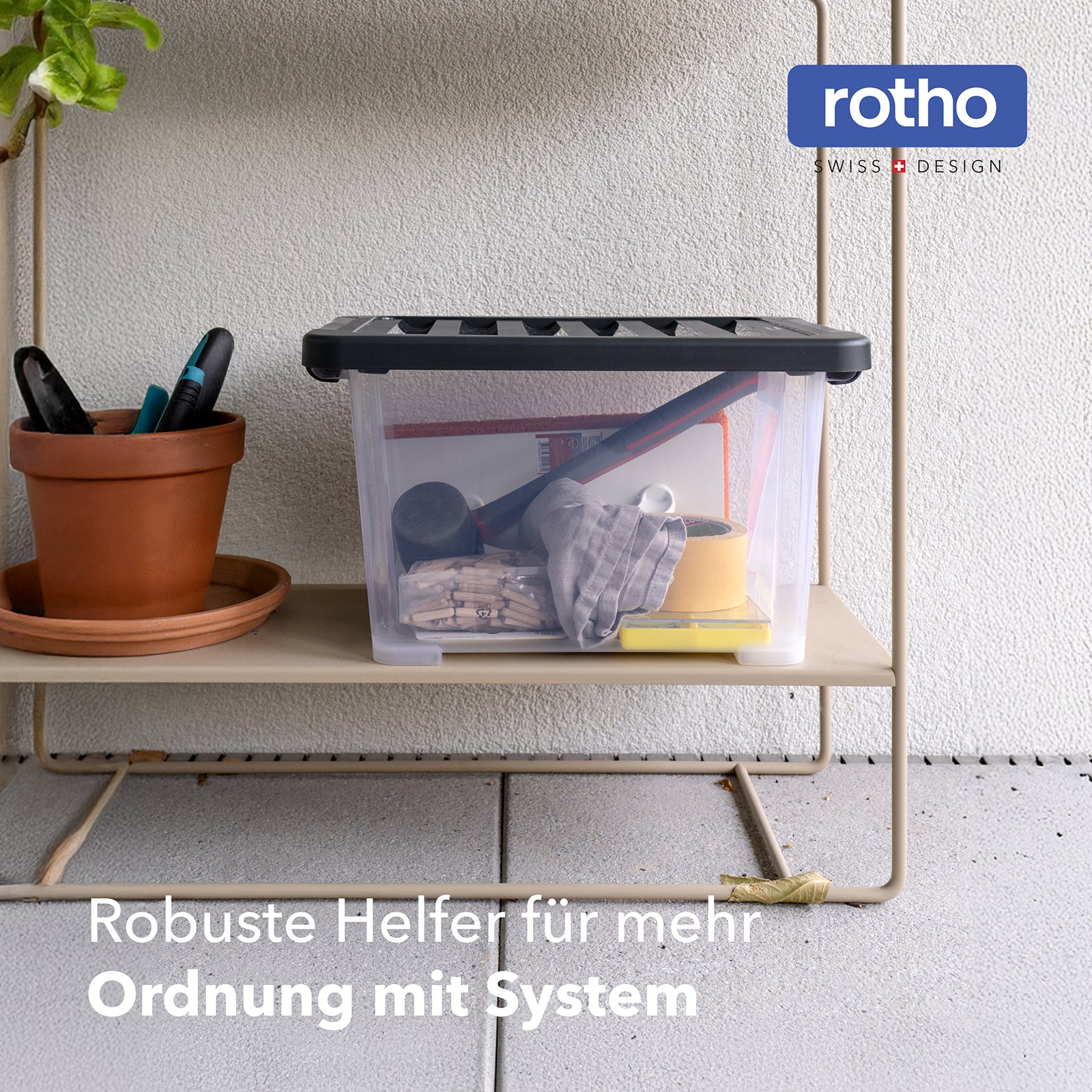 rotho-core-plus-aufbewahrungsbox-15-l-4er-set-schwarz image 3