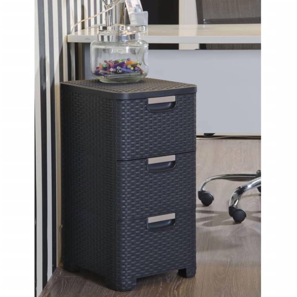 curver-style-schubladenturm-3x14l-anthrazit-37-8x32-8x60-cm image 4