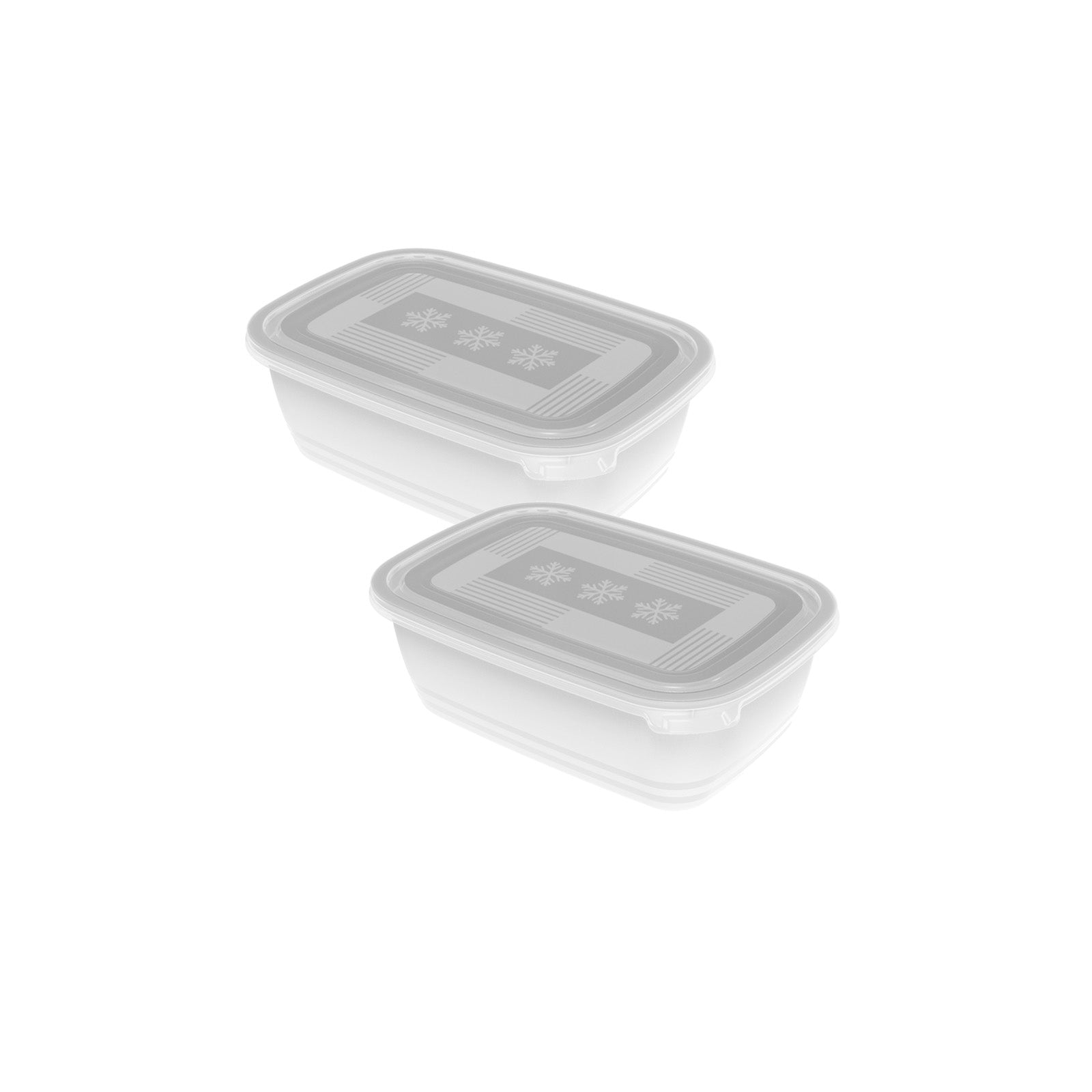 rotho-freeze-gefrierdosen-1-9-l-transparent-2er-set image 2