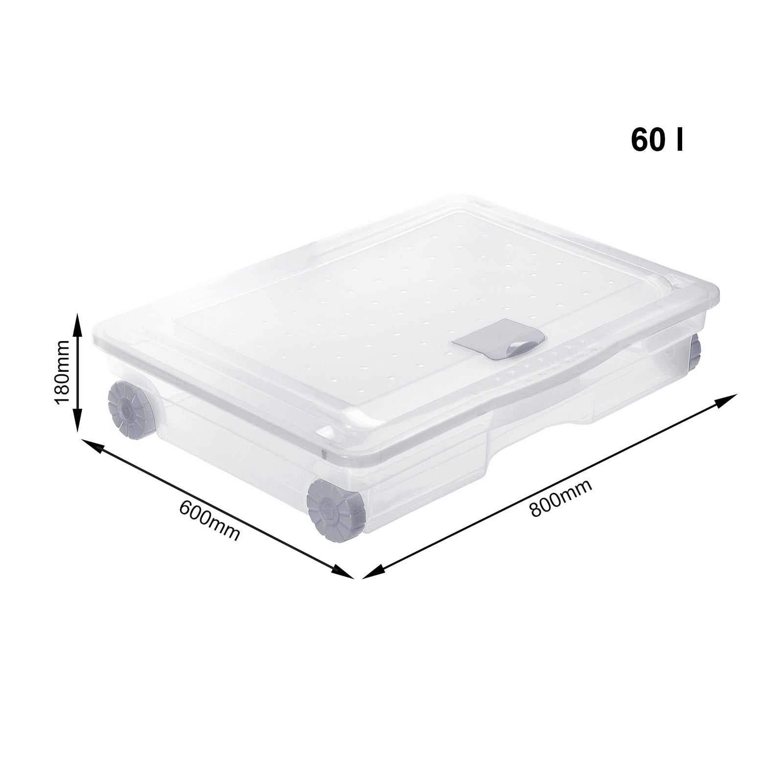 rotho-cargo-rollbox-60-l-transparent-mit-deckel image 2