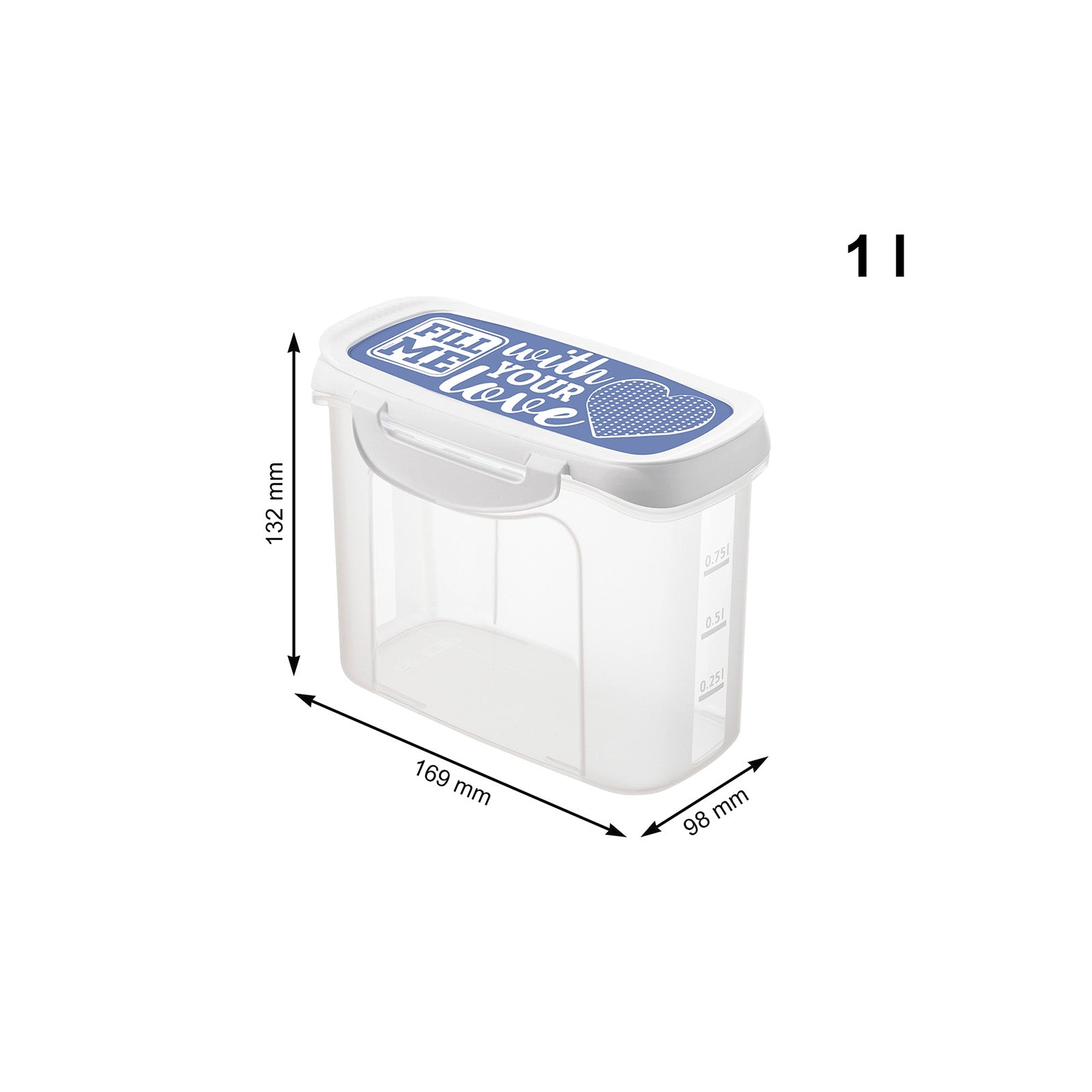 rotho-clic-lock-streudose-1l-horizontblau-vorratsdose image 7