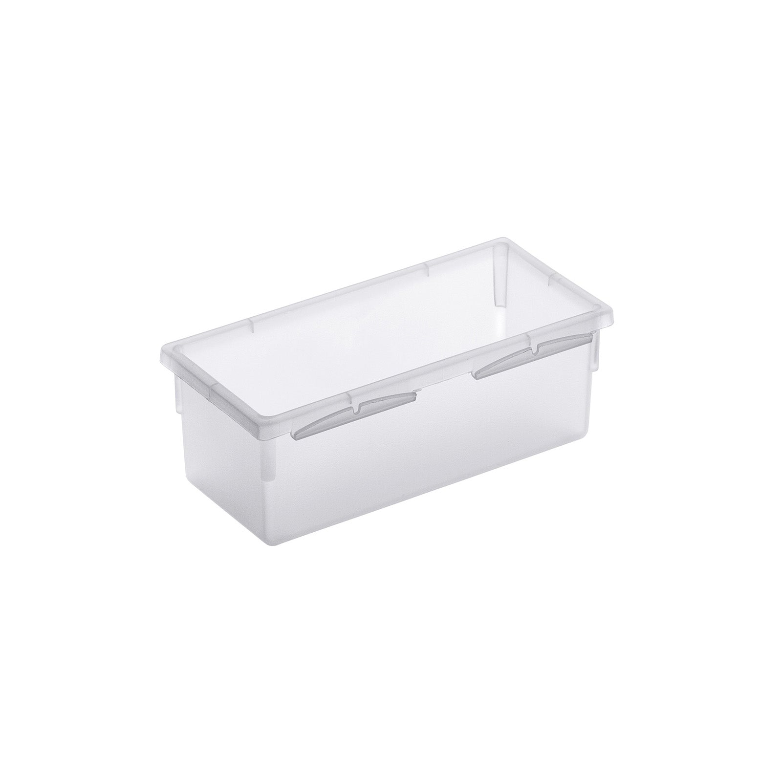 rotho-basic-ordnungssystem-15x8-cm-transparent-stapelbar image 1