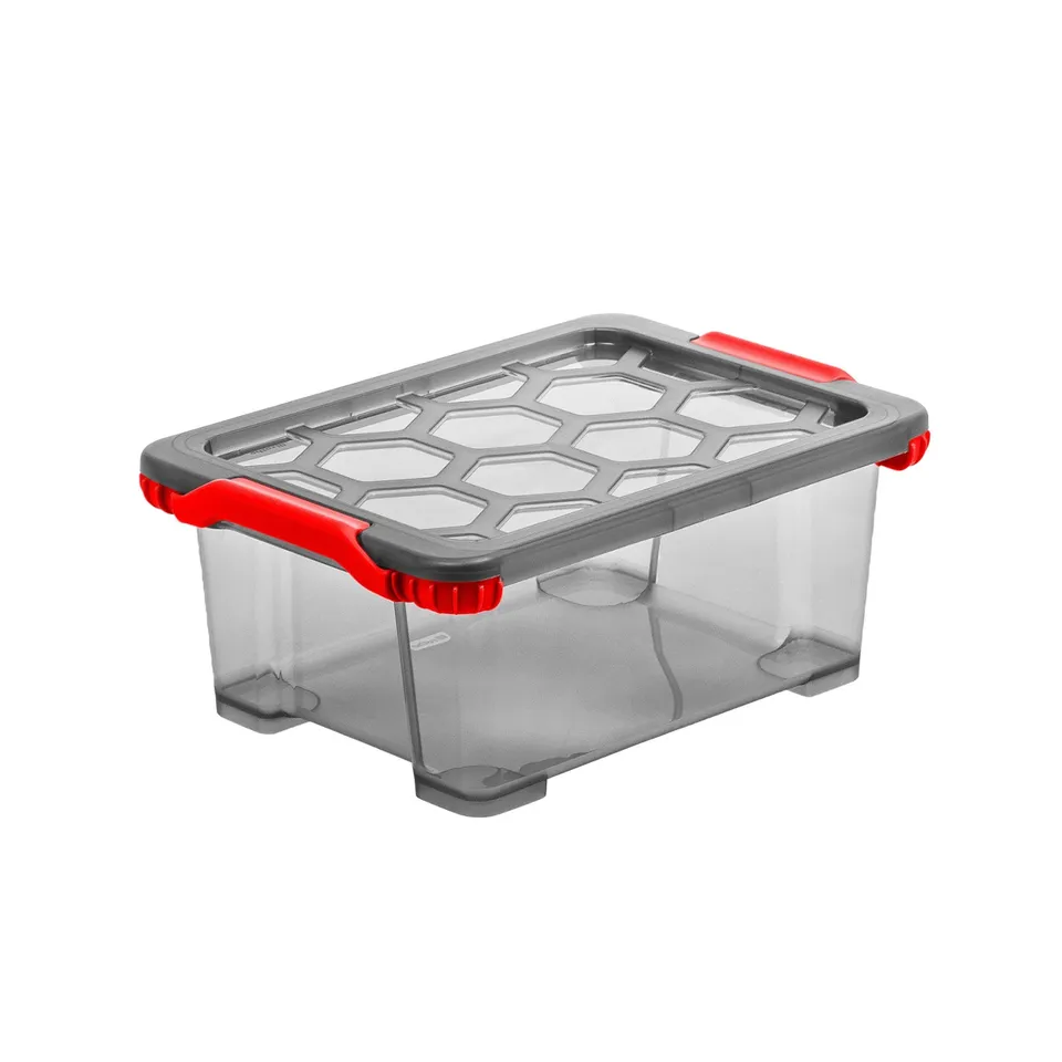 rotho-evo-aufbewahrungsbox-11-l-anthrazit-gr-n image 1