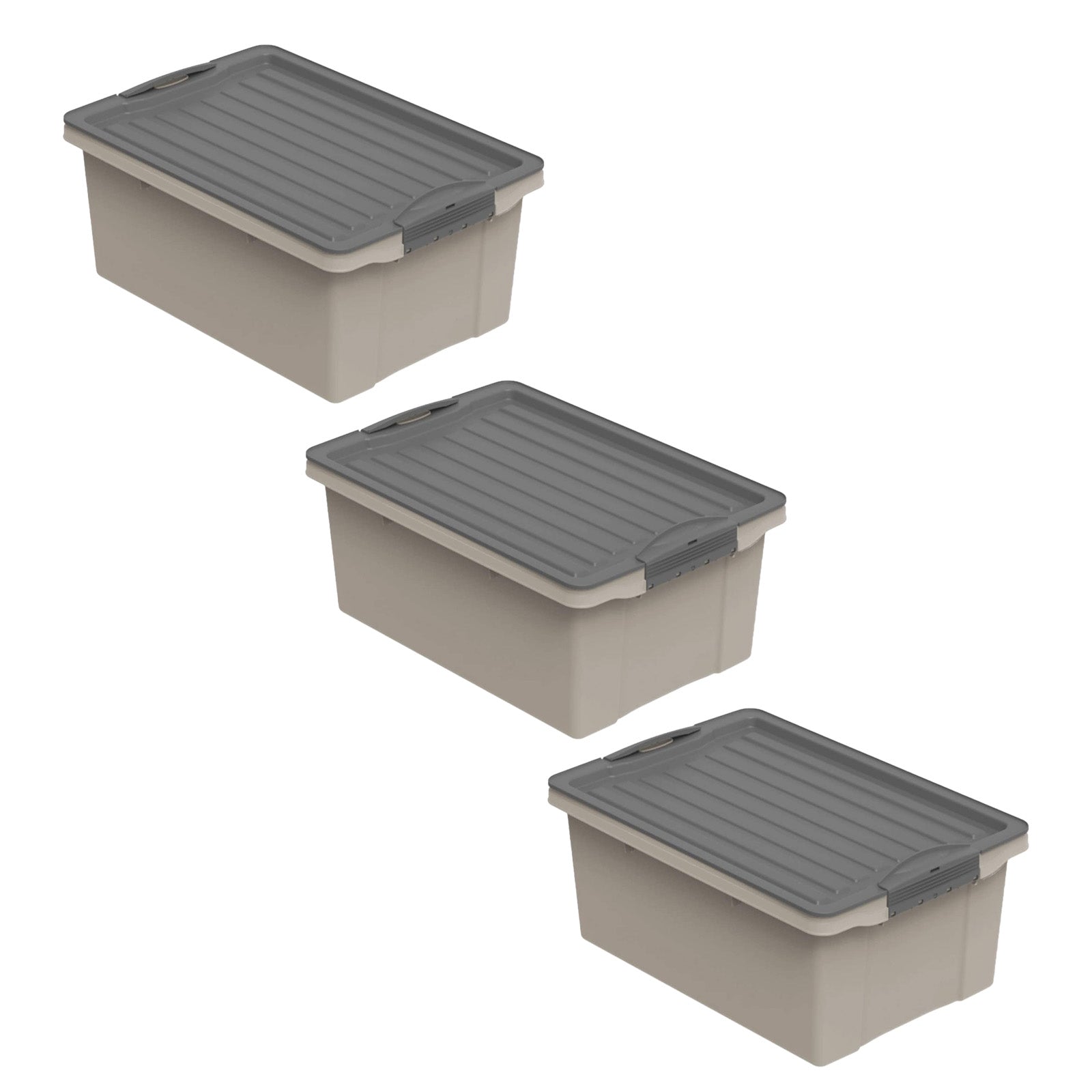 rotho-compact-stapelbox-13l-3er-set-gr-n-mit-deckel image 3