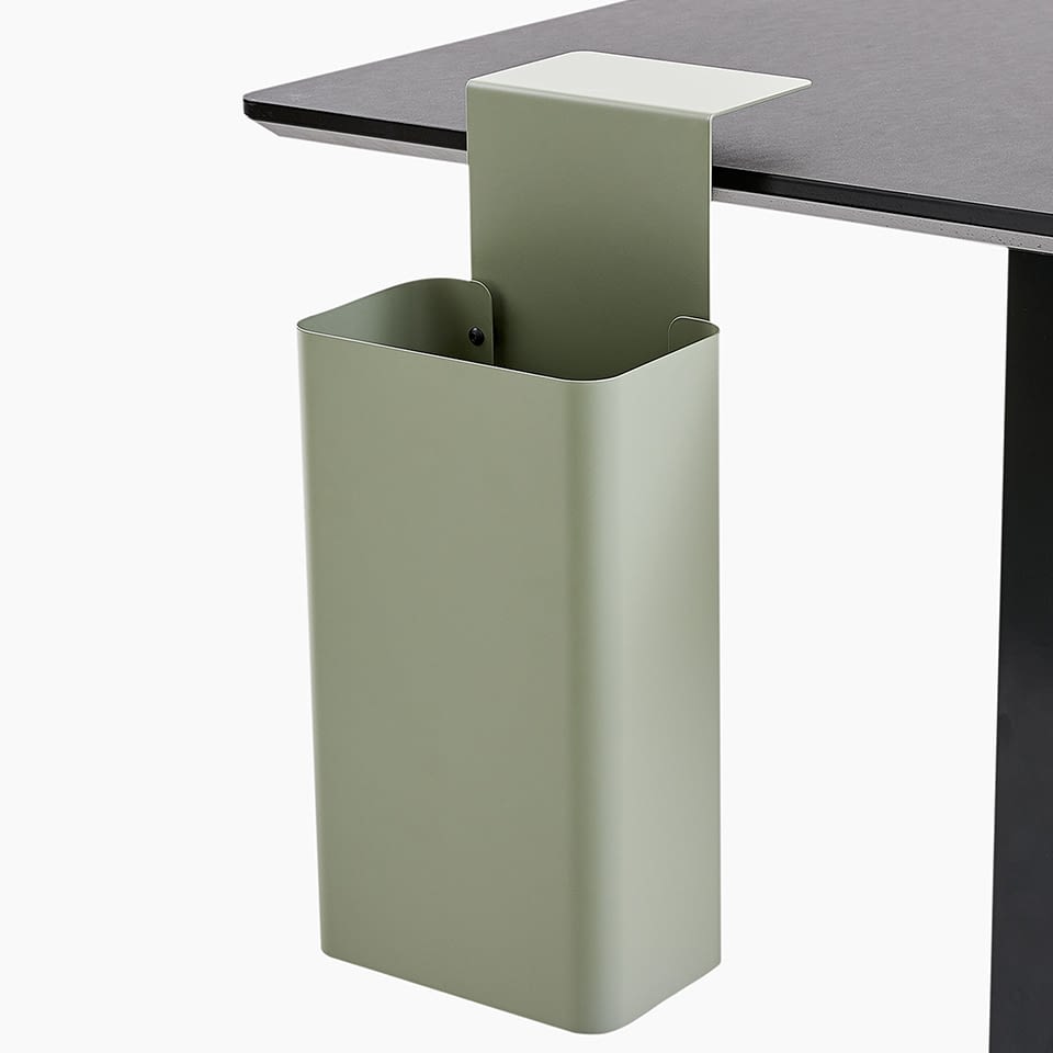 lento-schreibtisch-zubeh-r-papierkorb-mit-tischklemme-stahl image 2