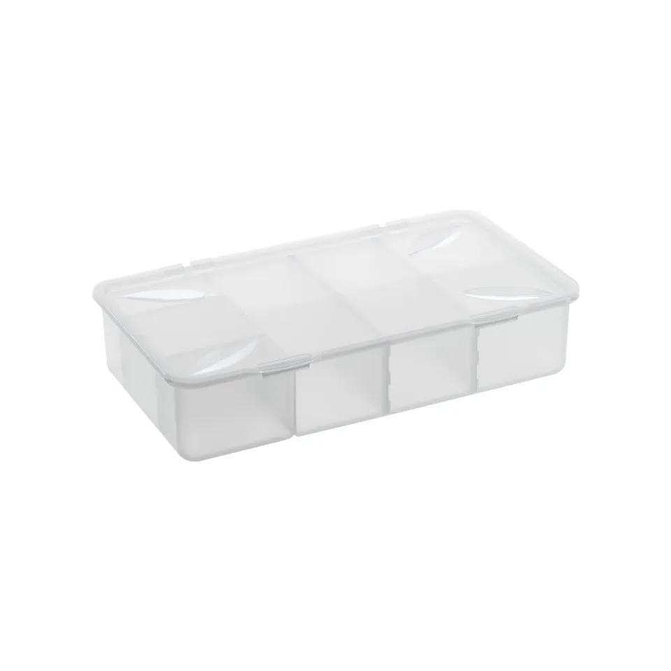 rotho-snappy-box-3-l-transparent-mit-flexiblen-f-chern image 1