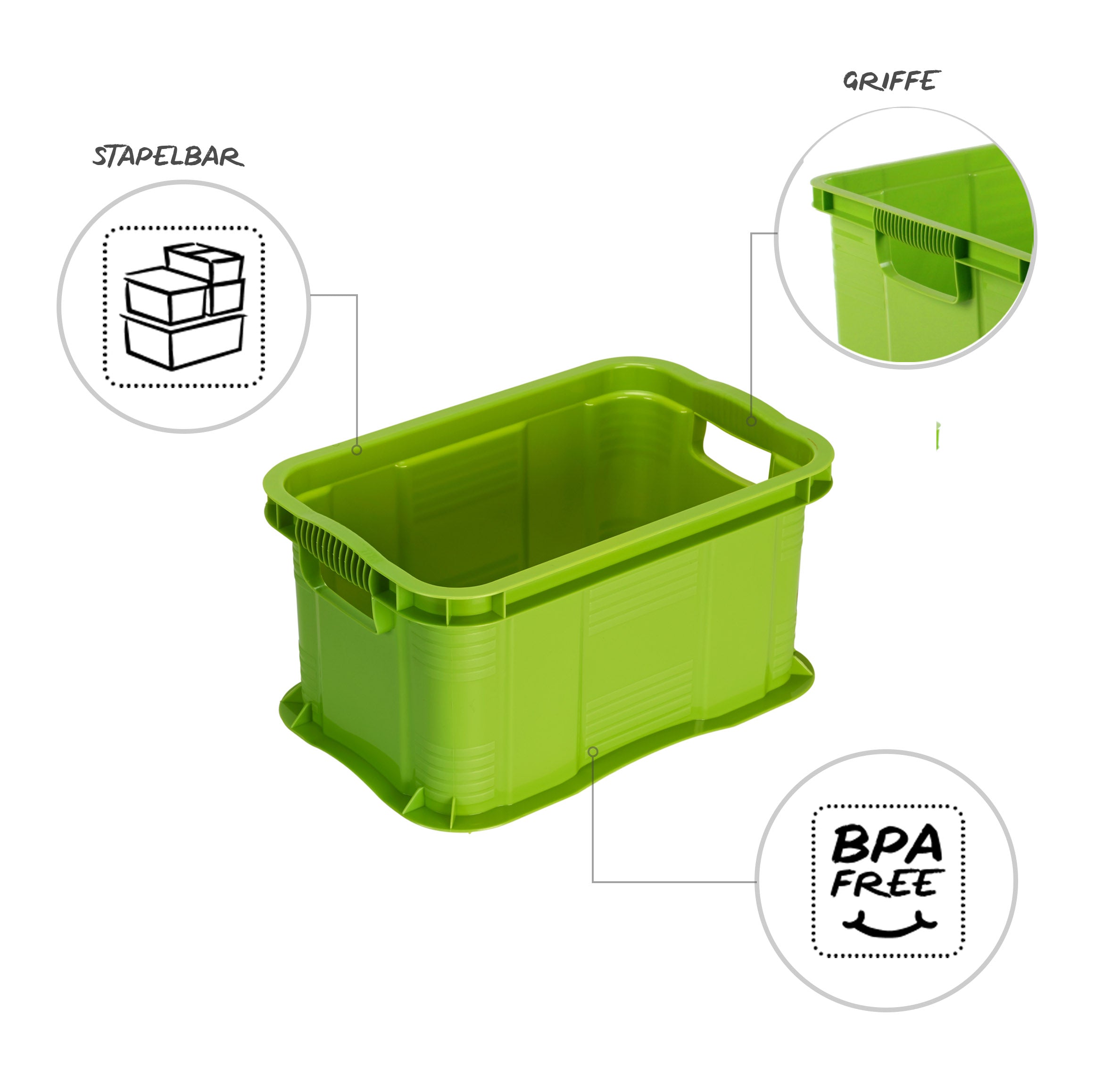 rotho-agilo-systembox-din-a5-6-l-transparent-stapelbar image 5