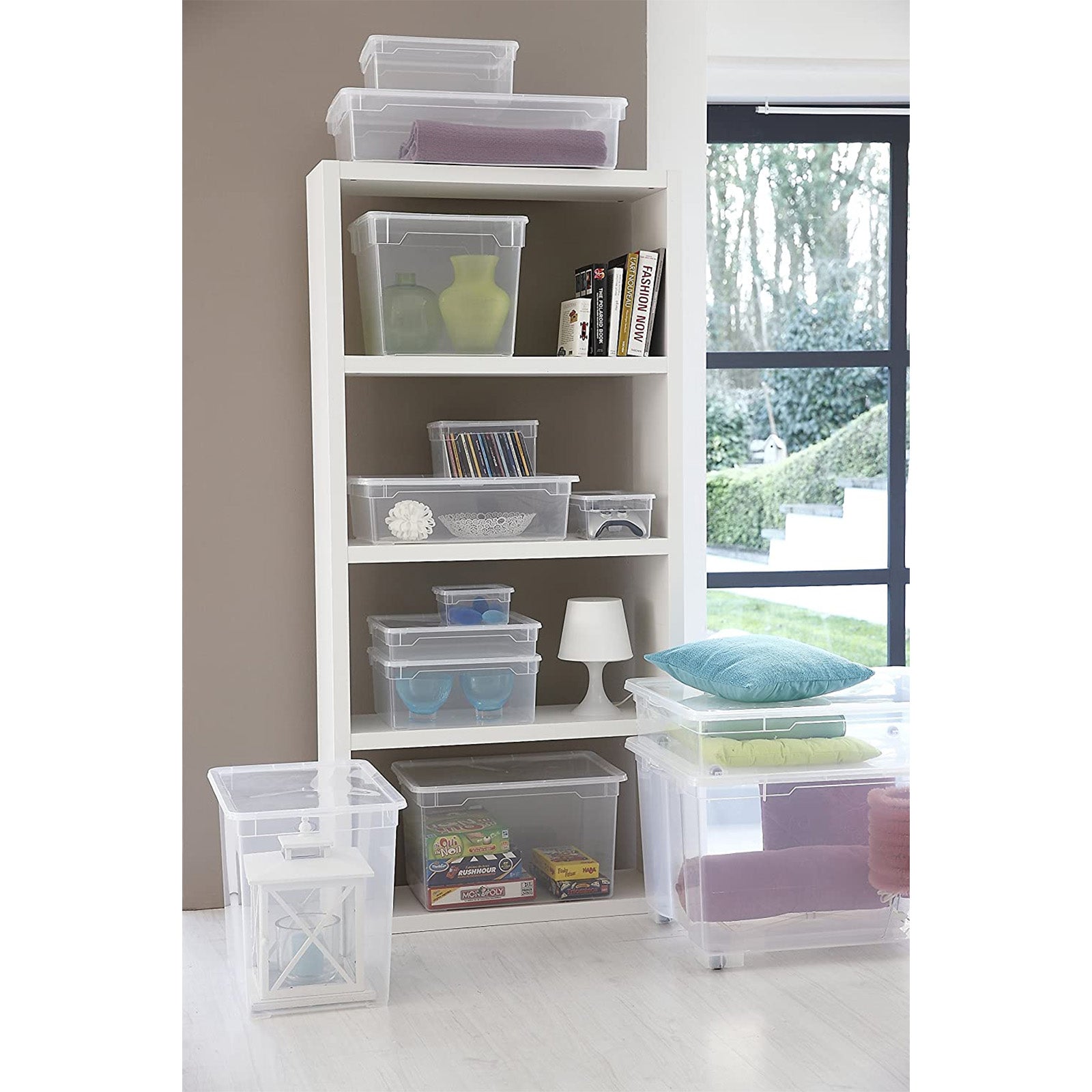 rotho-clear-aufbewahrungsbox-9-l-3er-set-transparent image 7