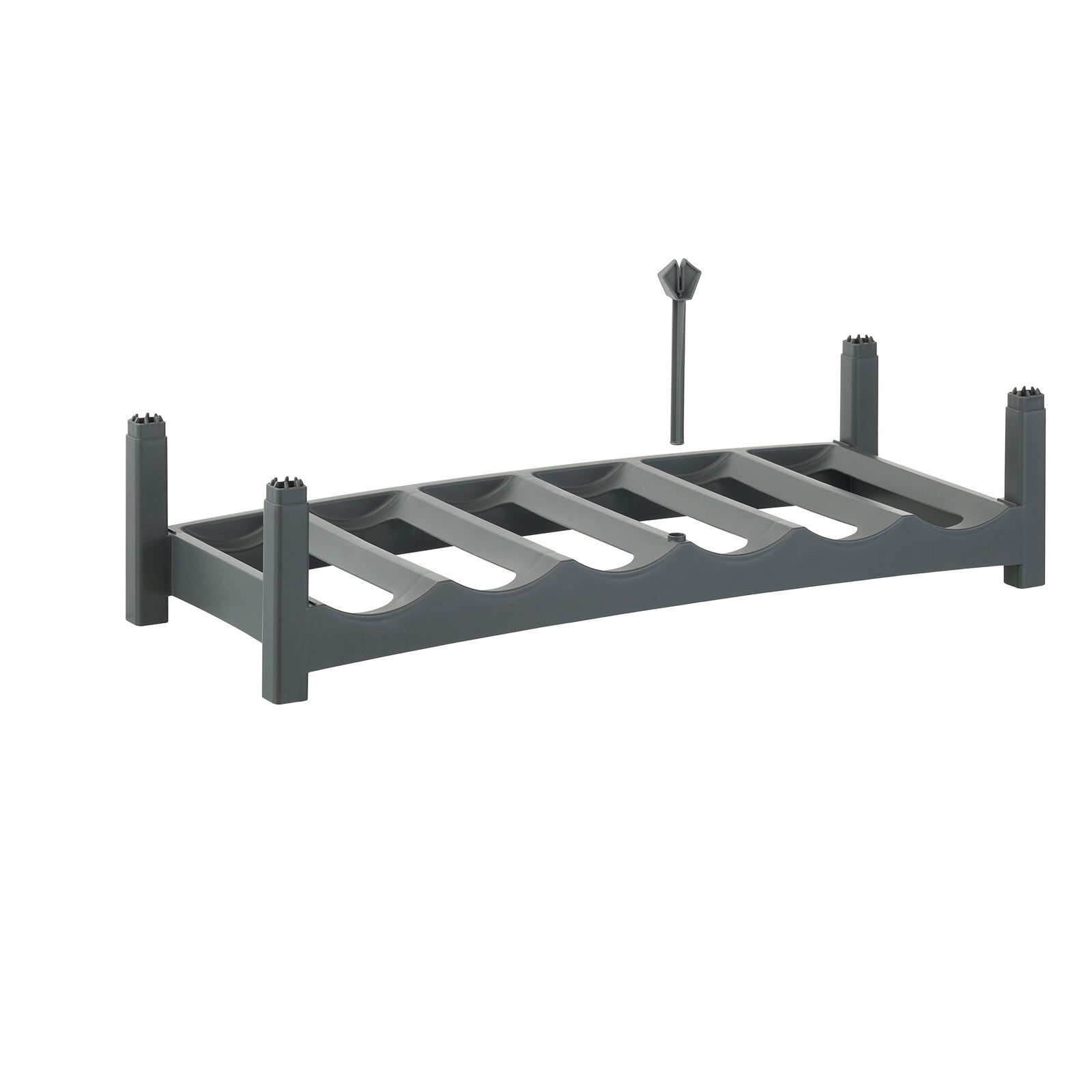 rotho-vario-flaschenregal-6-flaschen-anthrazit-stapelbar image 4
