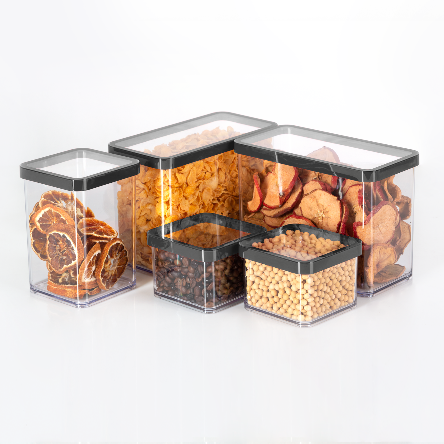 rotho-loft-vorratsdose-2-25l-transparent-rot-aromadicht image 7