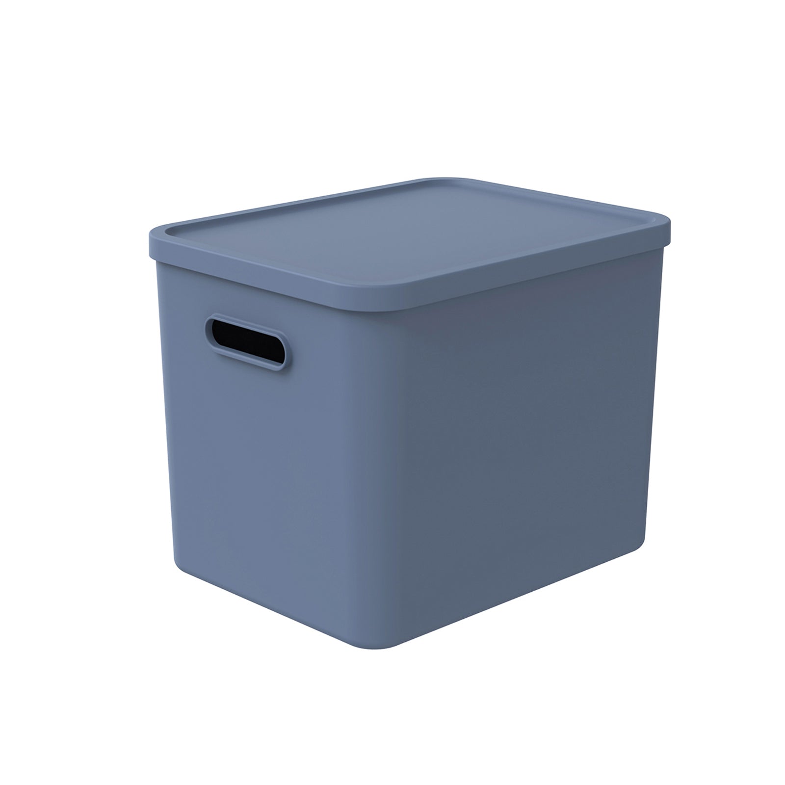 rotho-albula-aufbewahrungsbox-27l-anthrazit-recycelt image 3