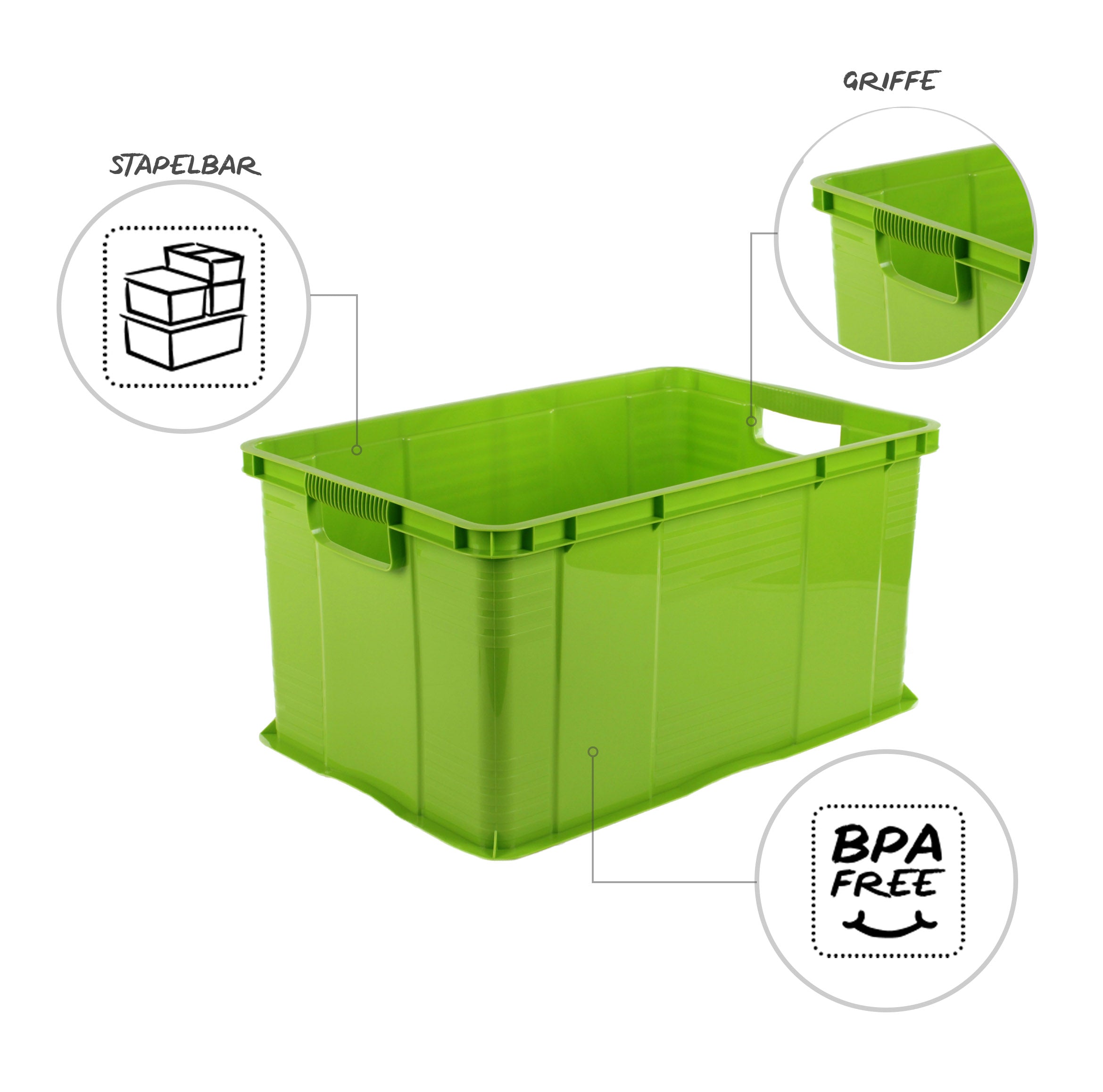 rotho-agilo-systembox-a4-17-5-l-transparent-stapelbar image 5