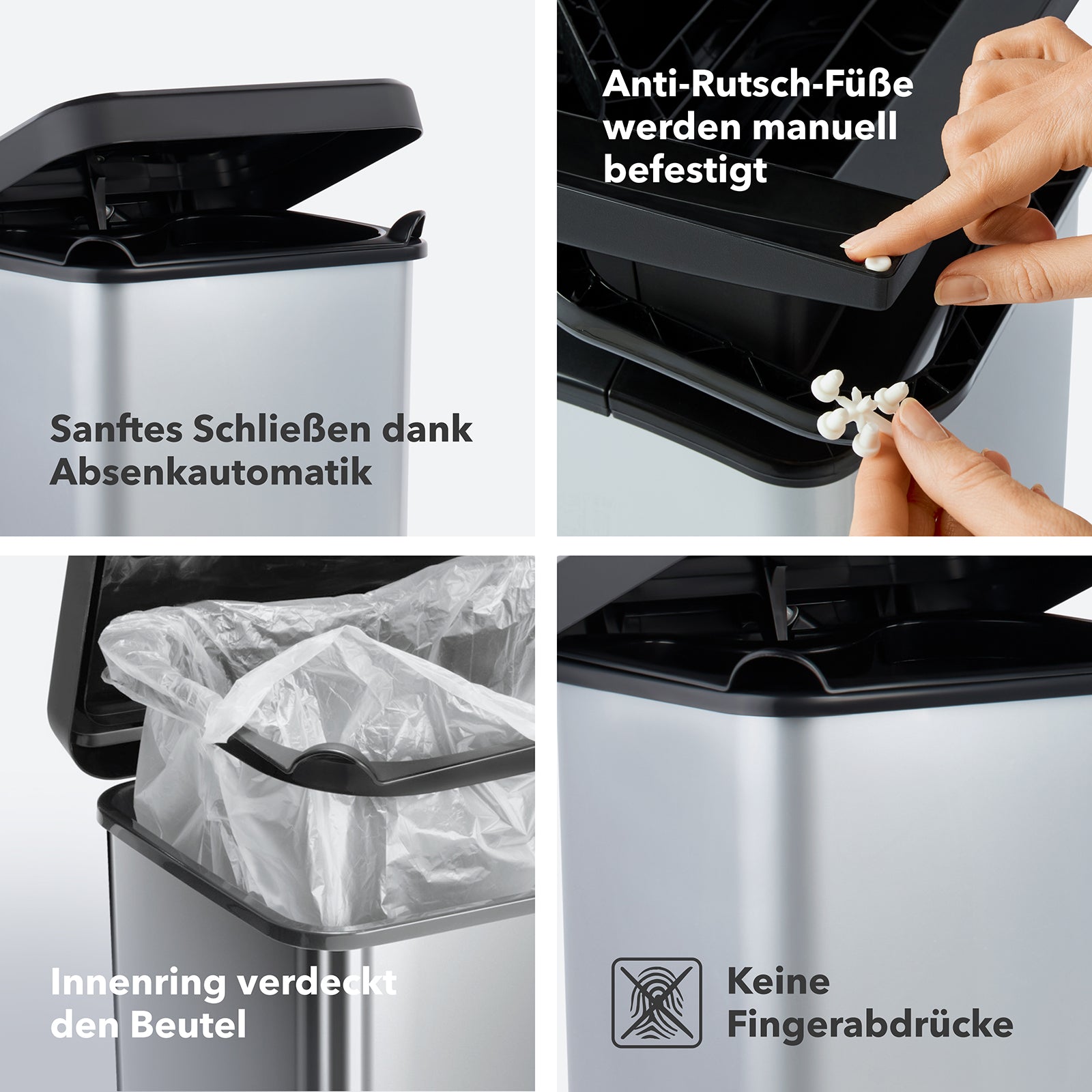 rotho-paso-treteimer-plus-40l-iml-silber-pedaleimer-gro image 5