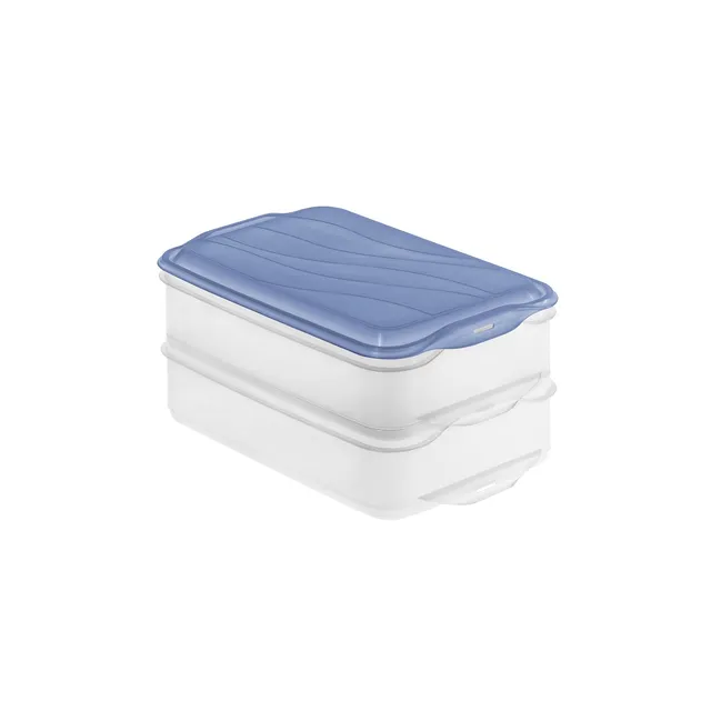 rotho-rondo-foodcenter-2x-1-35-l-frischhaltedose-horizontblau image 1