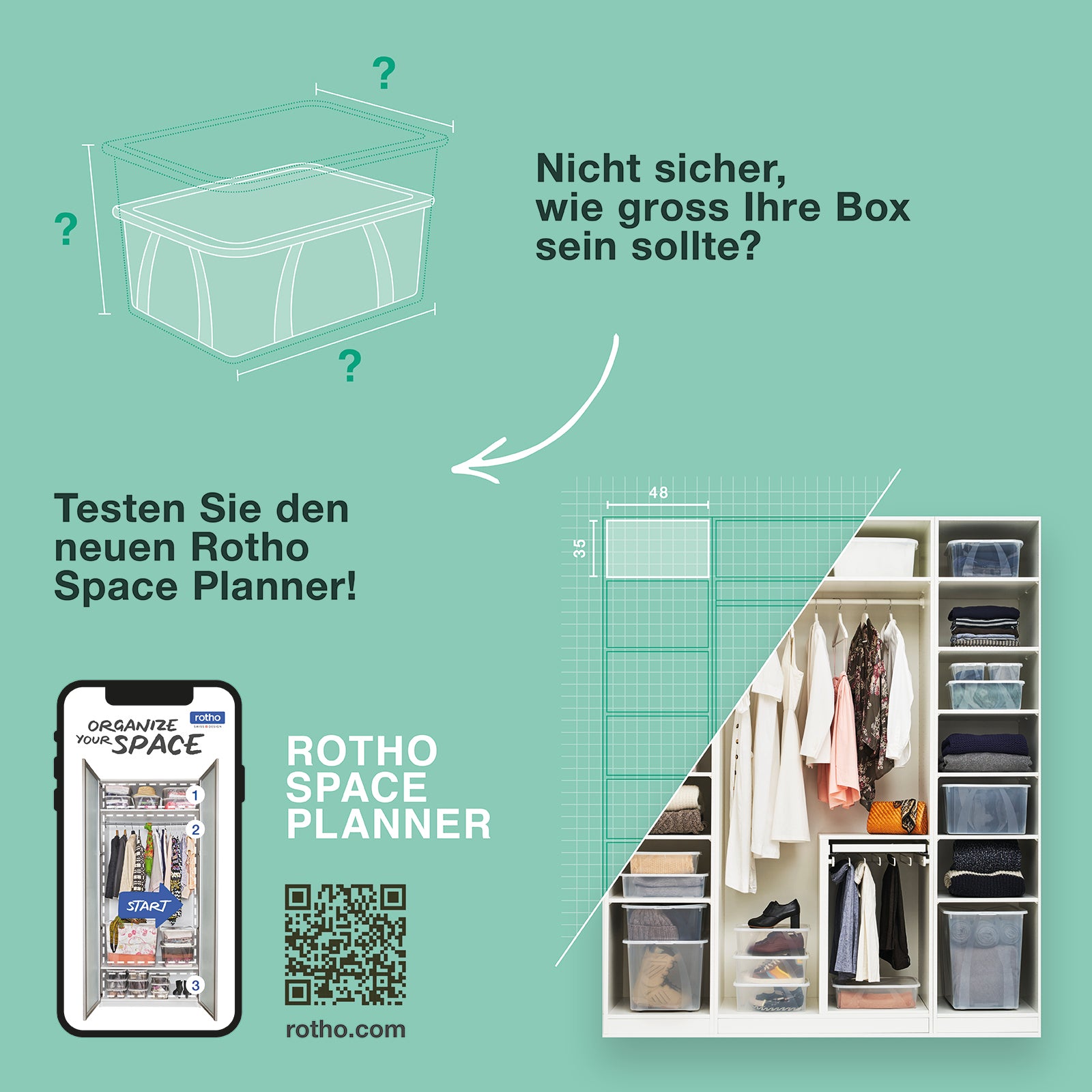 rotho-lona-box-12-l-mit-deckel-aufbewahrungsbox-transparent image 7