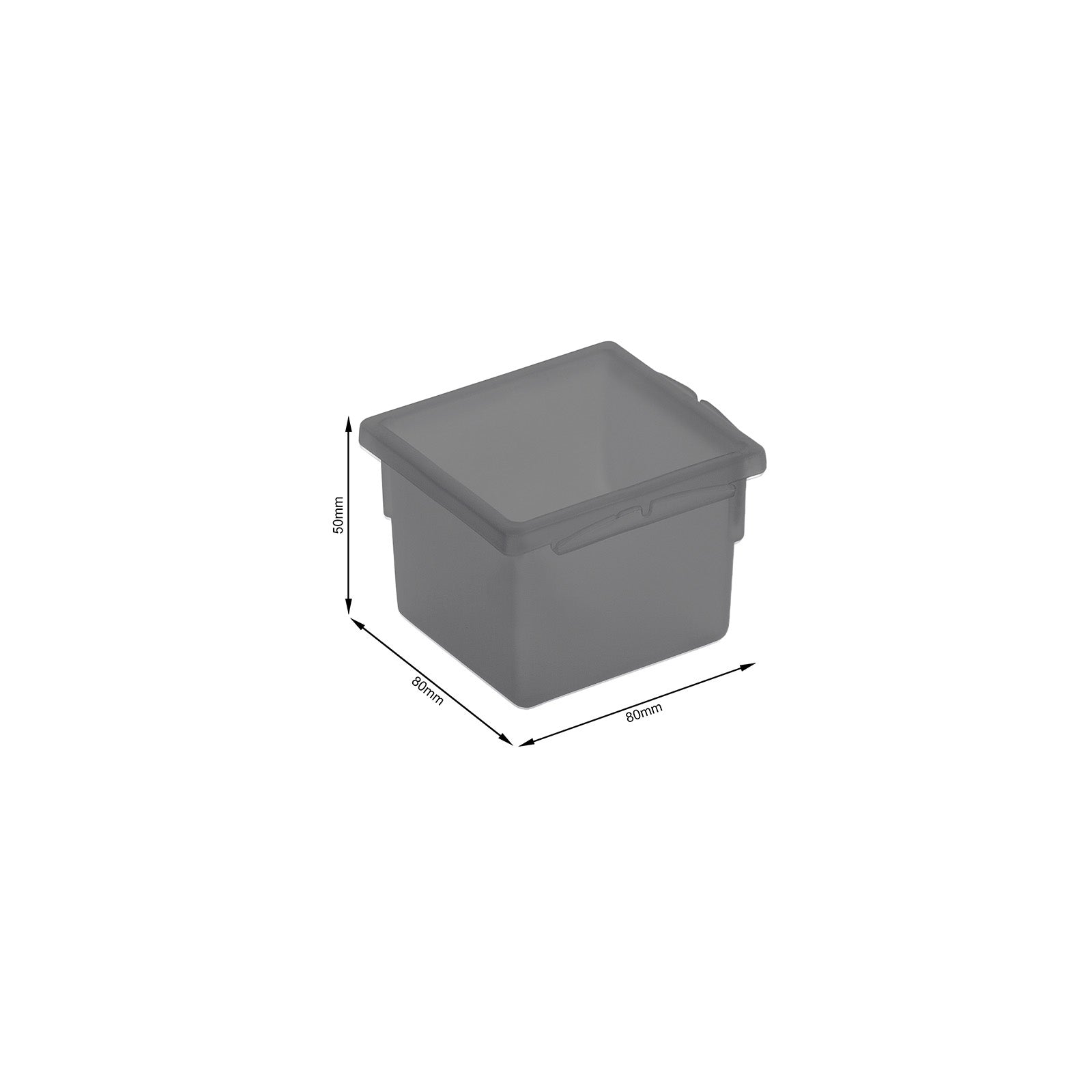 rotho-basic-organizer-8x8-cm-transparent-schubladenbox image 5