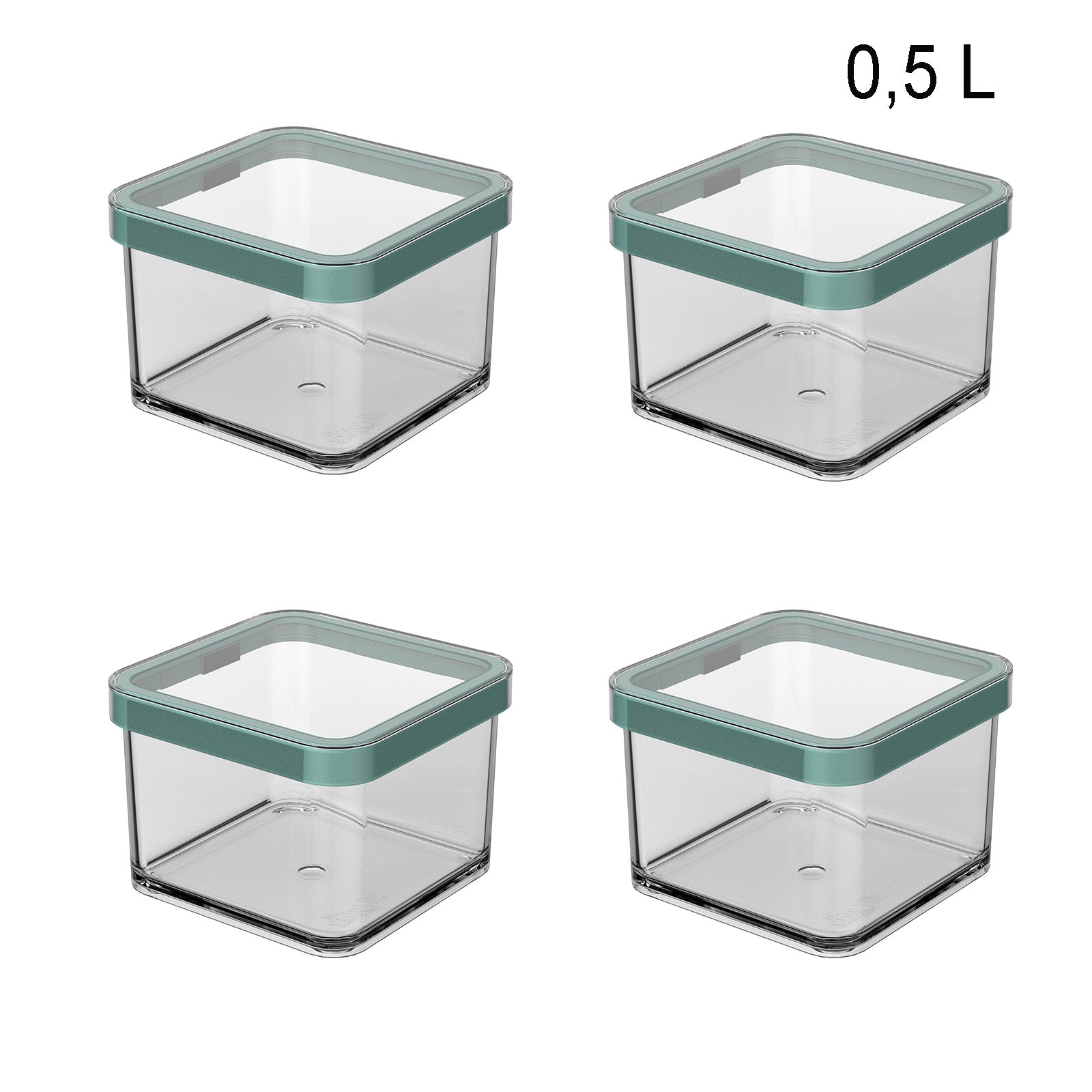 rotho-loft-vorratsdose-0-5-l-wei-4er-set-aromadicht image 6