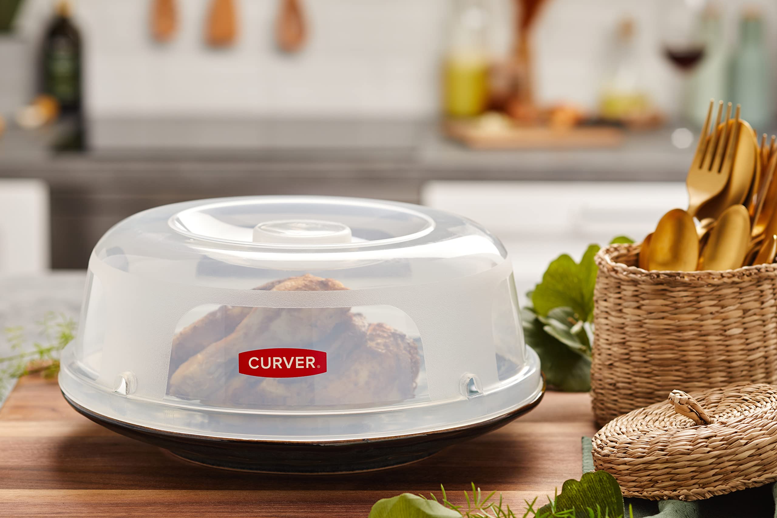 curver-smart-cook-mikrowellen-abdeckhaube-transparent image 3