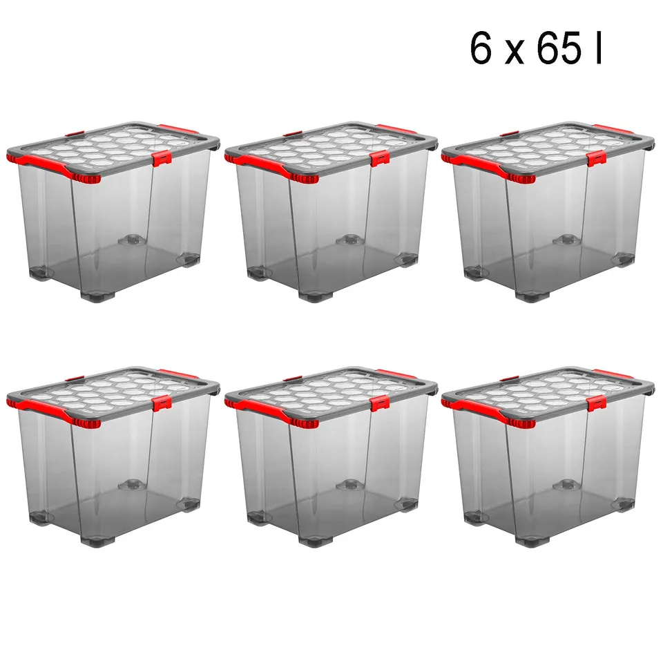 rotho-evo-total-protection-box-65-l-anthrazit-6er-set image 1