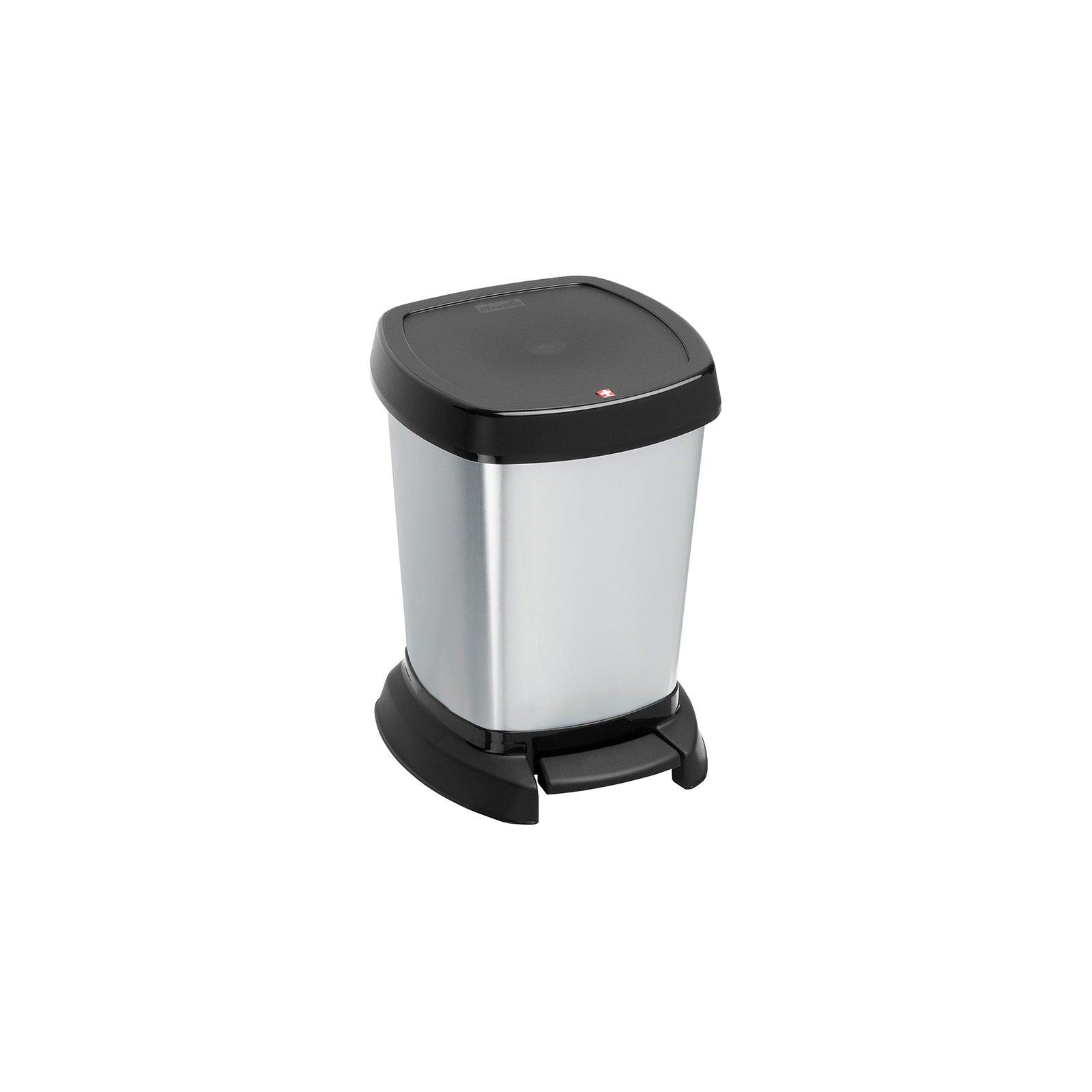 rotho-paso-kosmetikeimer-6l-silber-metallic-tretm-lleimer image 3