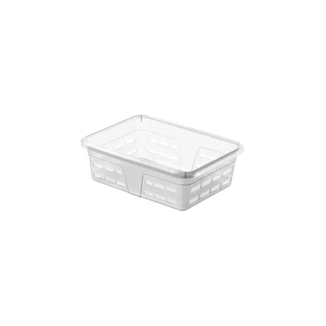 rotho-graphix-combi-korb-a6-ablagekorb-transparent-gitter image 1