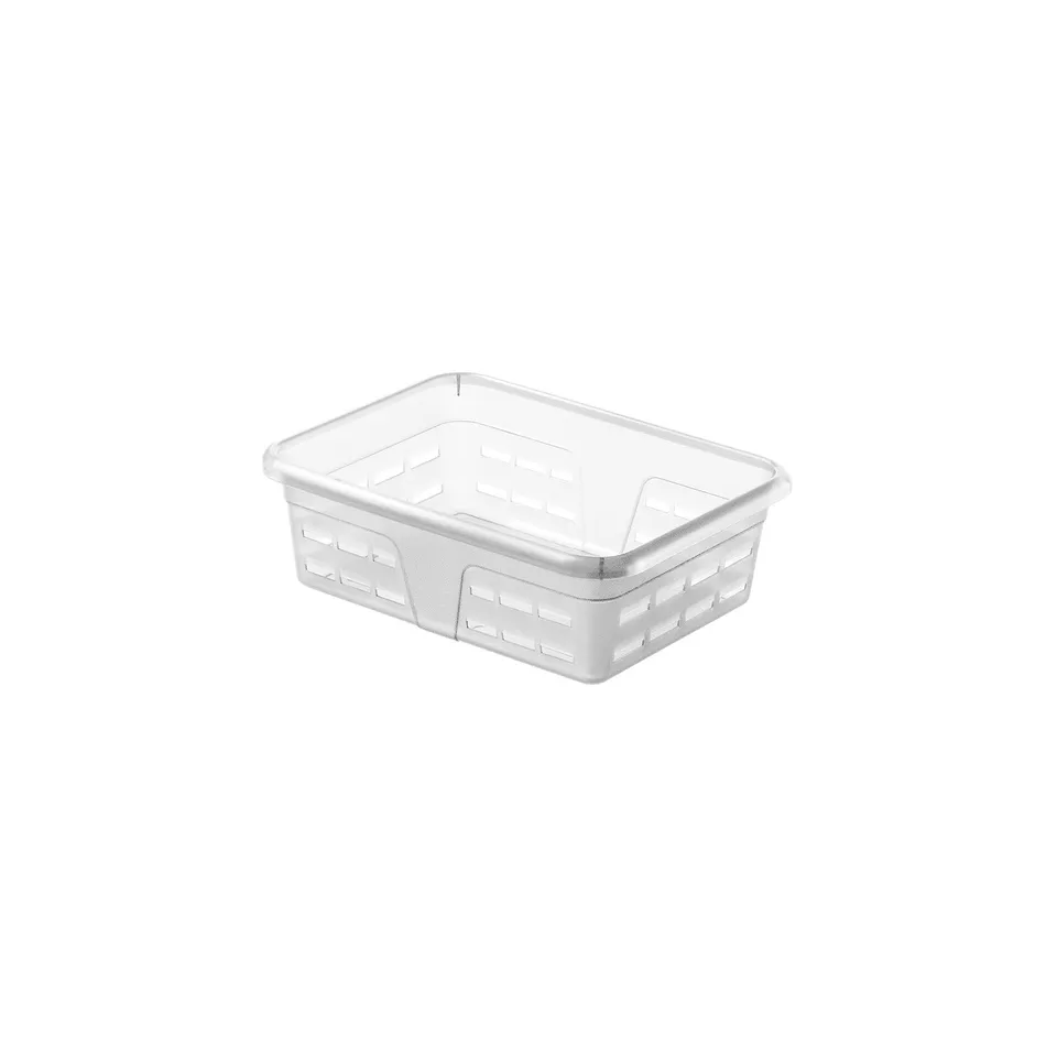 rotho-graphix-combi-korb-a6-ablagekorb-transparent-gitter image 1