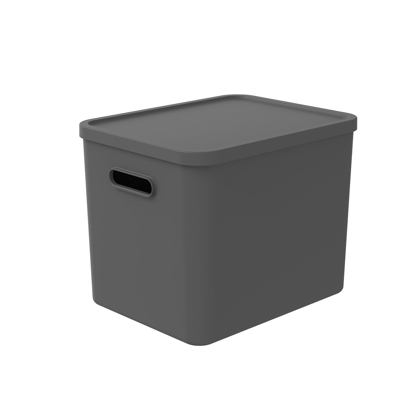 rotho-albula-aufbewahrungsbox-27l-anthrazit-recycelt image 5