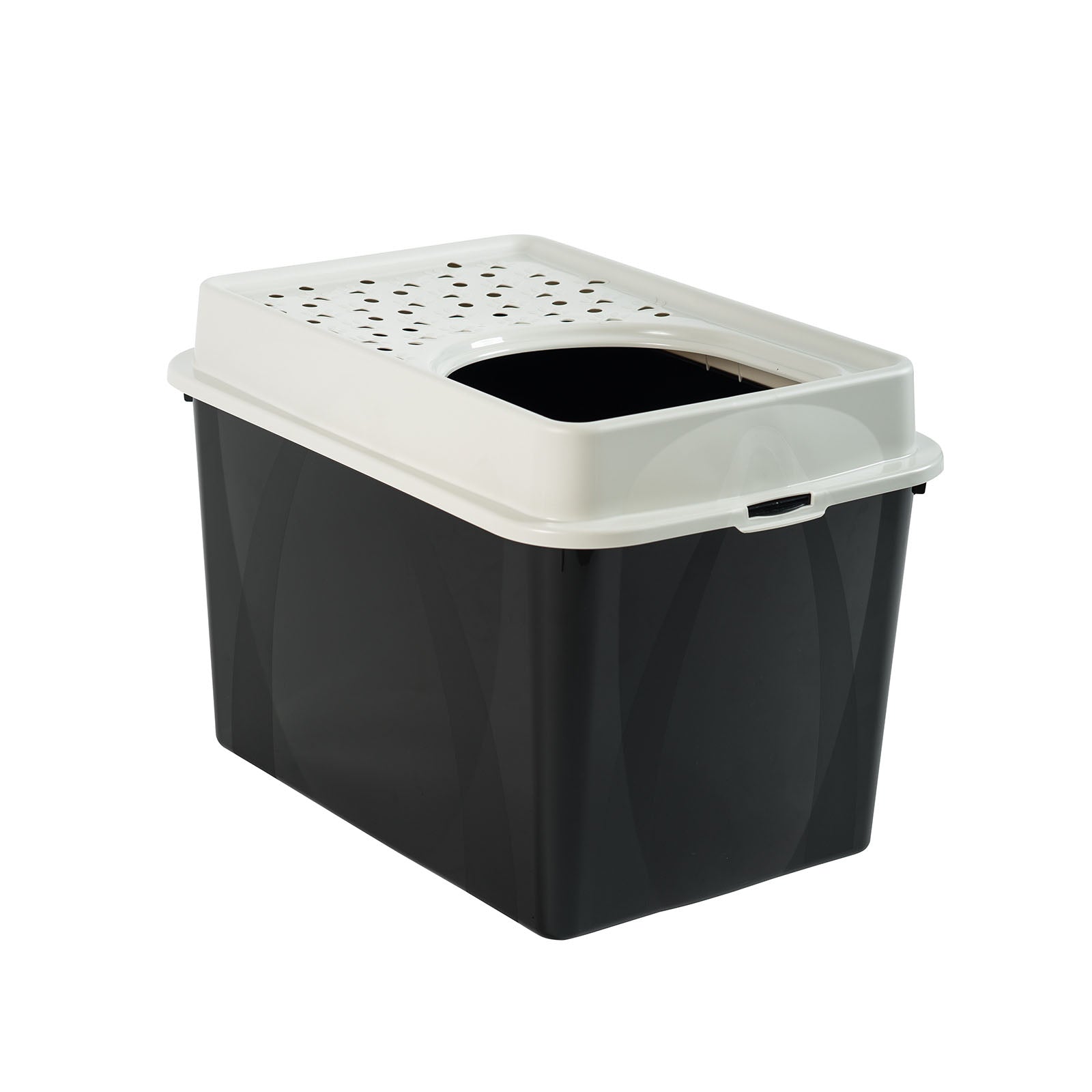 rotho-berty-katzentoilette-top-einstieg-schwarz-f-r-gro-e-katzen image 4