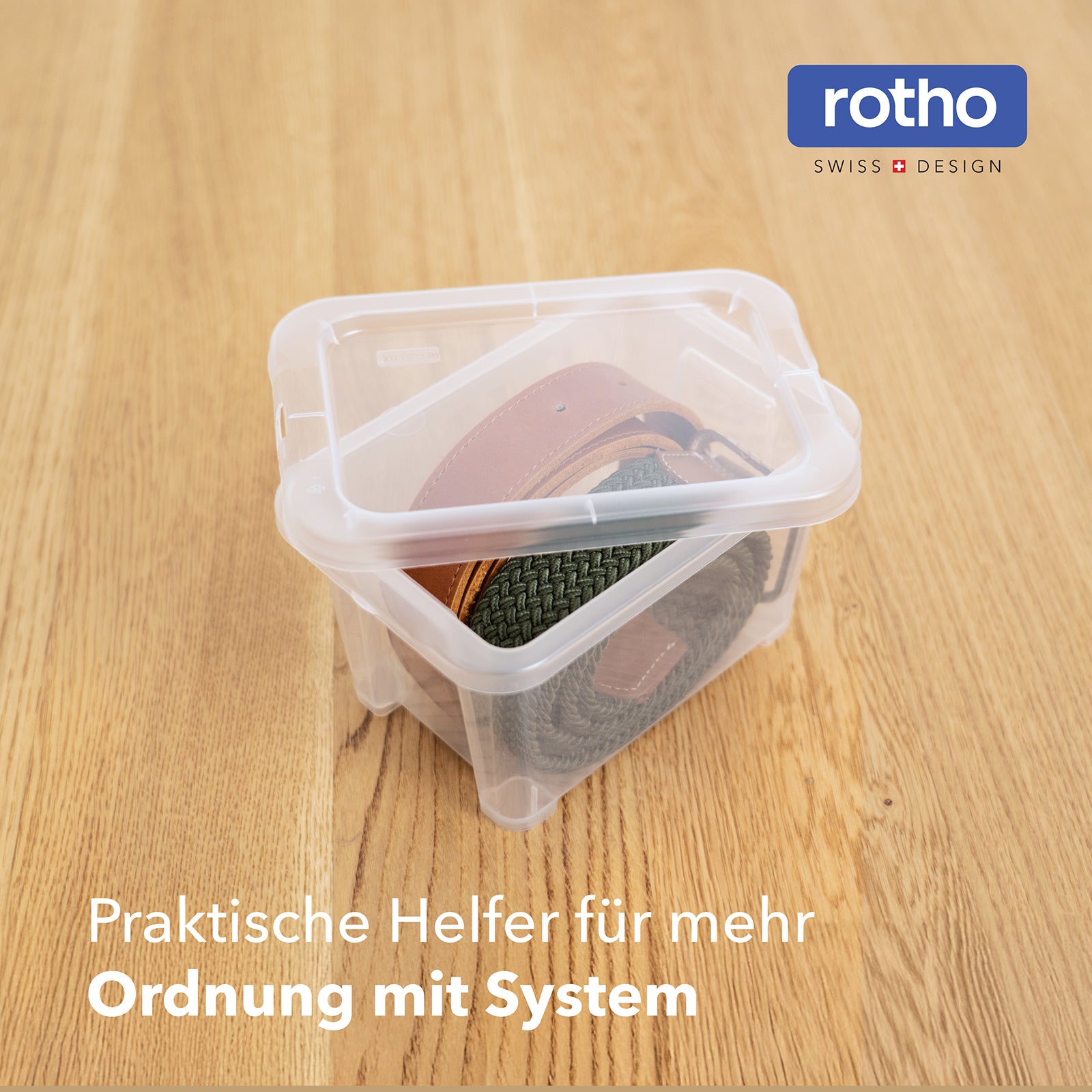 rotho-core-basic-box-1-2-l-mit-deckel-8er-set-transparent-stapelbar image 2
